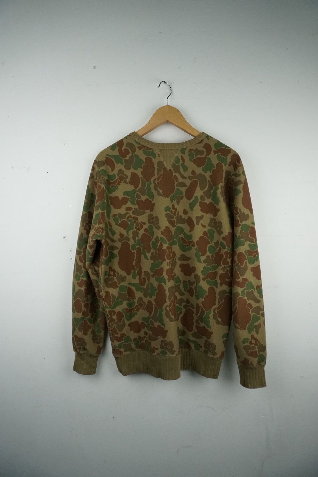 RRL Ralph Lauren Double RL Duck Camo Sweatshirt Size US L / EU 52-54 / 3 - 2 Thumbnail