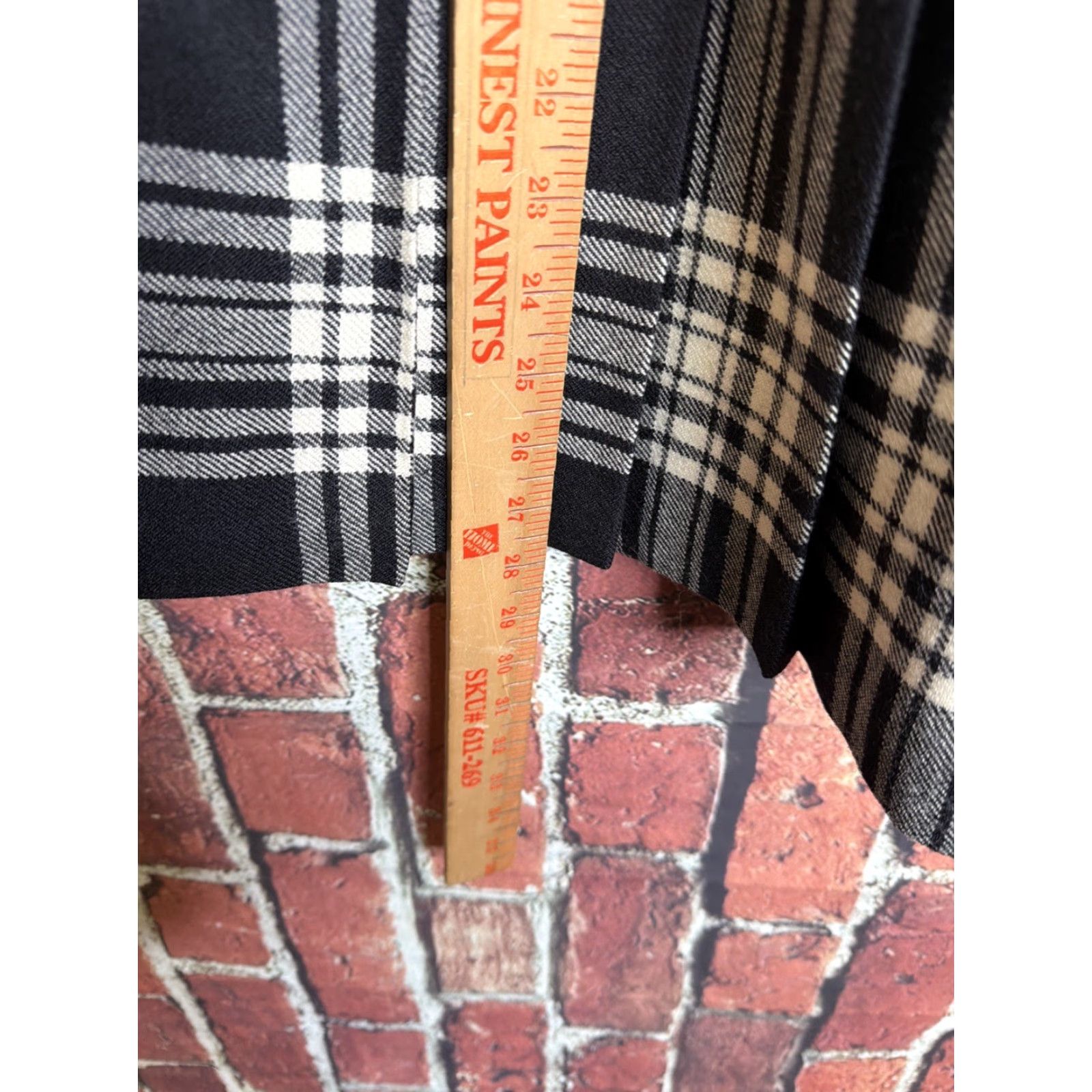 Vintage VINTAGE Carden Castle Womens Skirt Kilt 10 Black Wool Made in Scotland Women Size 32" / US 10 / IT 46 - 3 Thumbnail