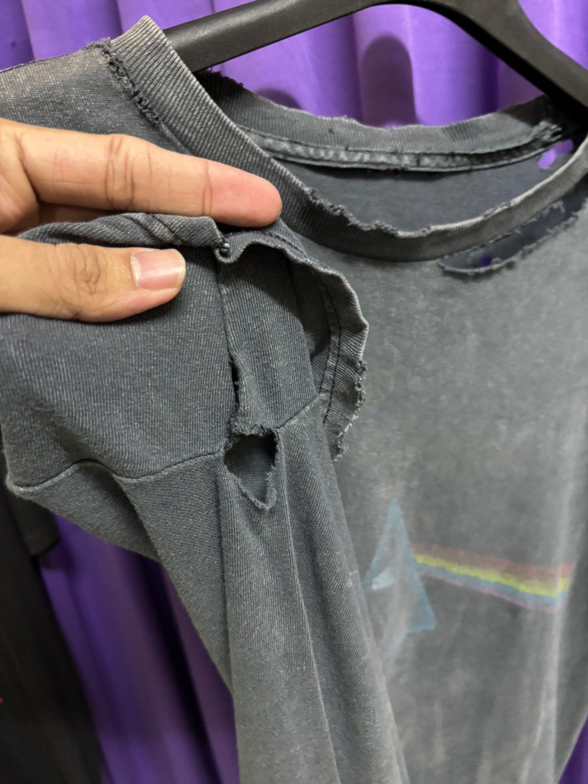Pink Floyd distressed sun faded thrashed pink floyd shirt erd style Size US L / EU 52-54 / 3 - 13 Thumbnail