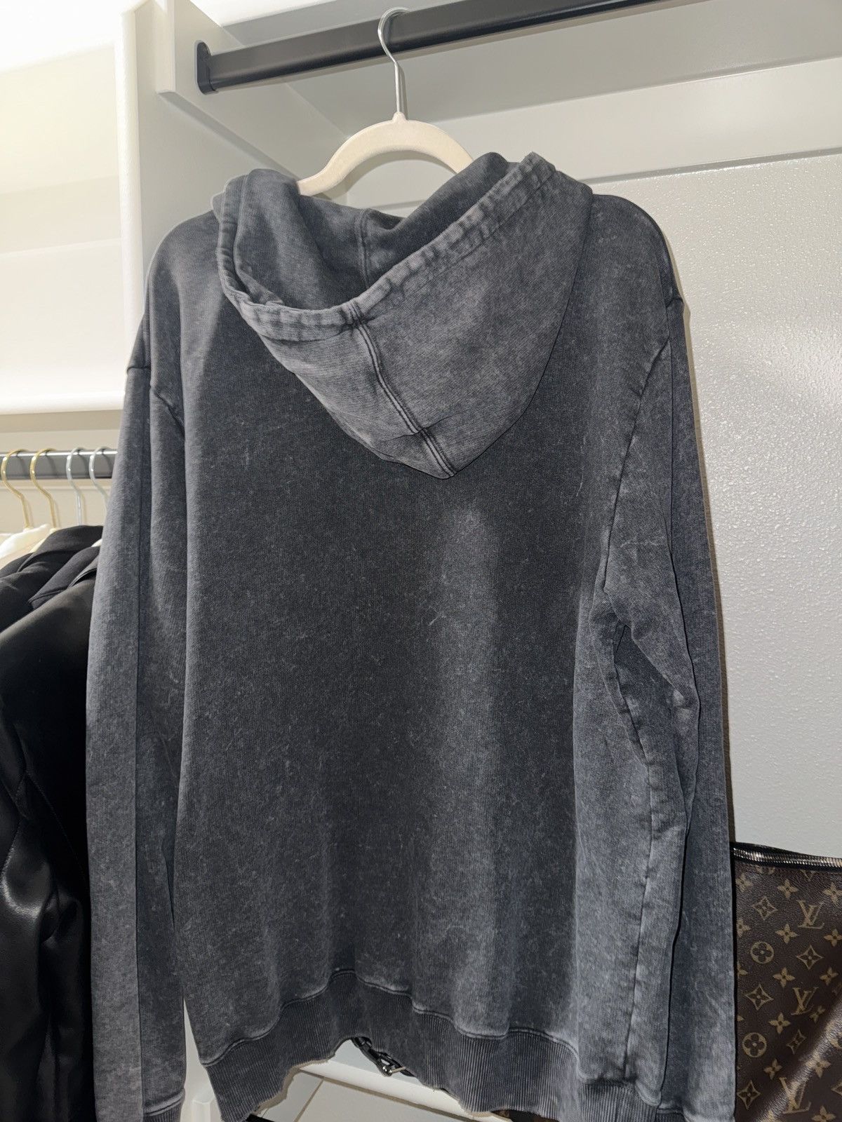 Saint Laurent Paris × Yves Saint Laurent Saint Laurent Acid Wash Hoodie XXL Size US XXL / EU 58 / 5 - 2 Thumbnail