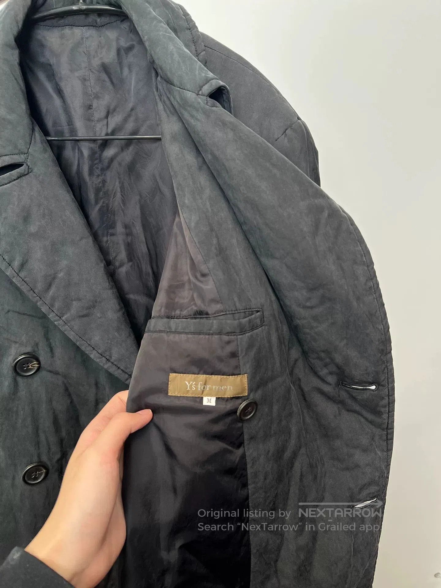 Yohji Yamamoto Yohji Yamamoto Black Cotton Jacket. Size US M / EU 48-50 / 2 - 6 Thumbnail