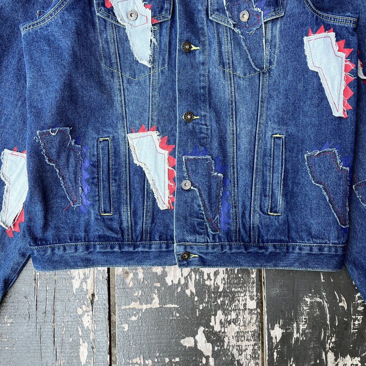 Faith Connexion Faith Connexion – Thunder Patch Denim Jacket Worn by BTS Size US XL / EU 56 / 4 - 3 Thumbnail