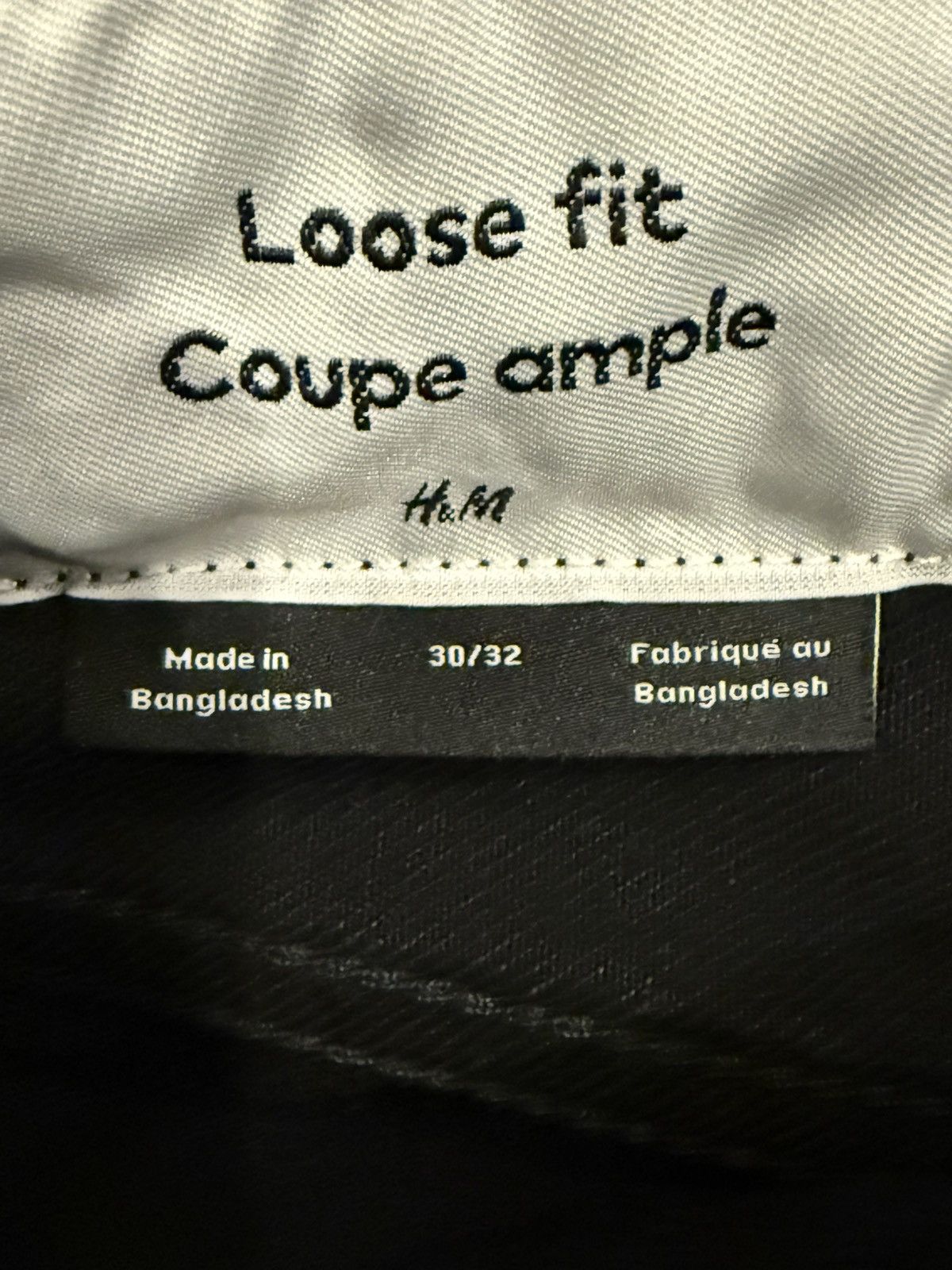 H&M H&M Loose fit Black denim jeans Size US 30 / EU 46 - 4 Thumbnail