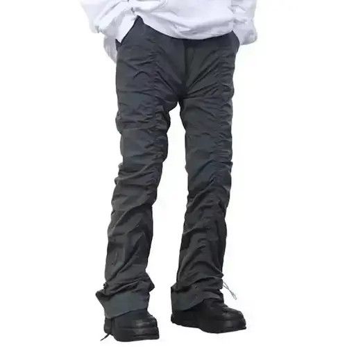Other Stacked Pleated Gray Sweatpants Size US 30 / EU 46 - 1 Thumbnail