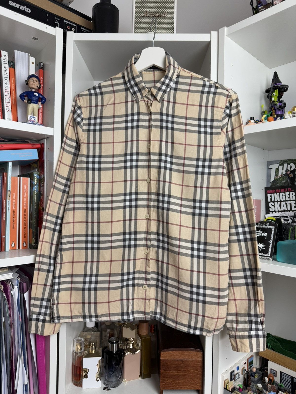 Burberry × Designer × Vintage Burberry Nova check cotton shirt S old money designer tartan Size S / US 4 / IT 40 - 1 Thumbnail