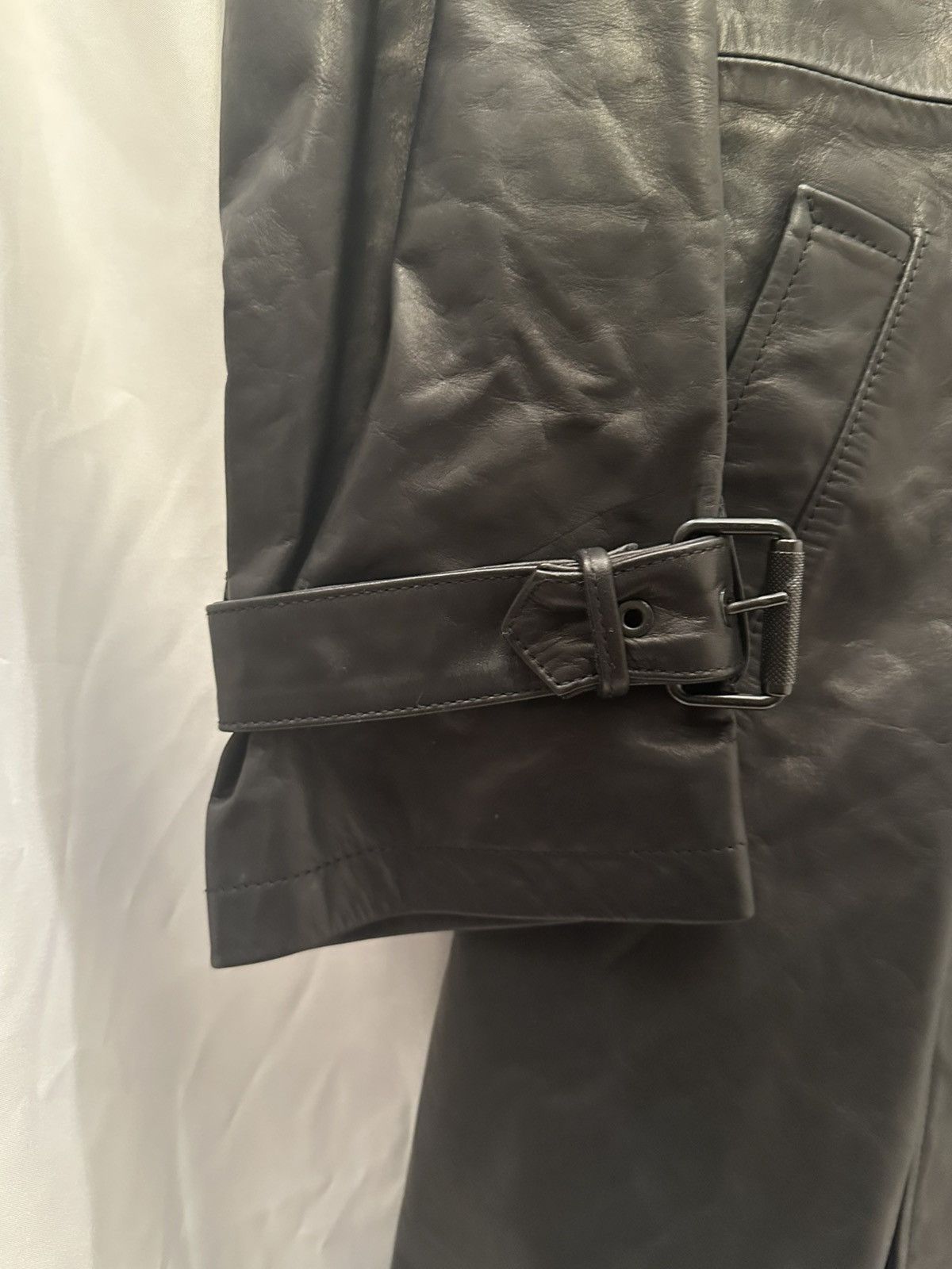 Off-White OFF-WHITE Leather Jacket Size US L / EU 52-54 / 3 - 5 Thumbnail