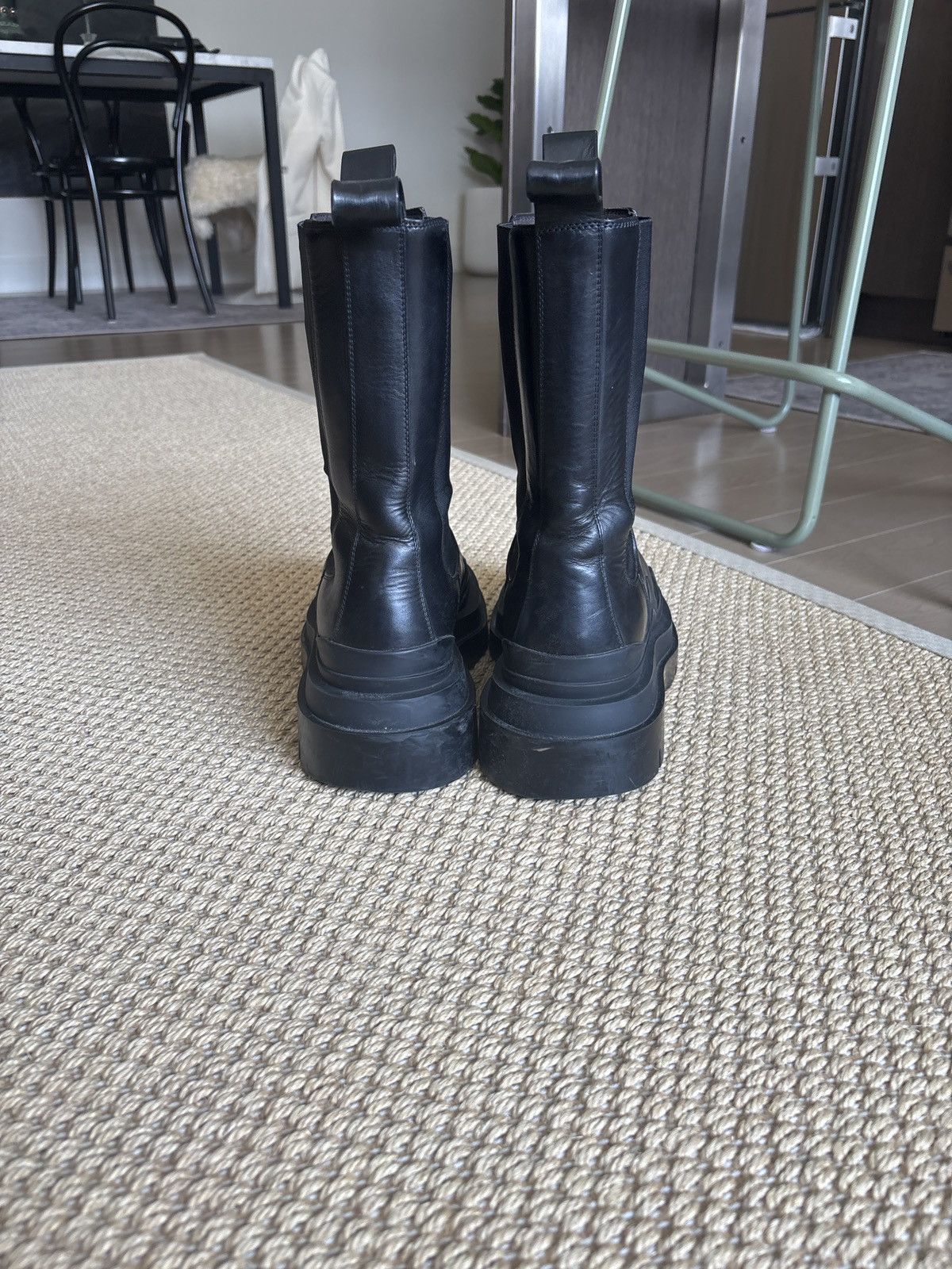 Bottega Veneta Bottega venetta tire high leather boots Size US 10.5 / EU 43-44 - 2 Thumbnail