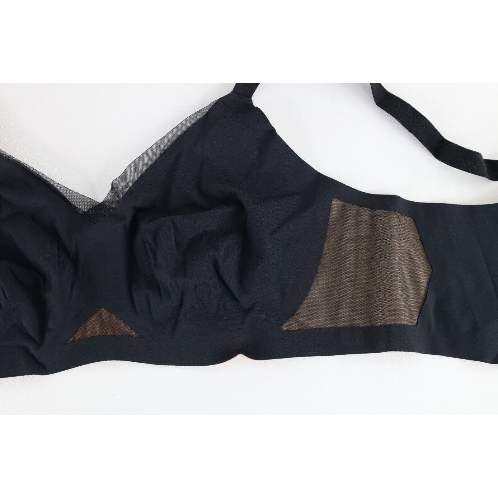 Vintage New Honeylove Crossover Wire Free Shapewear Bra Black Size ONE SIZE - 3 Thumbnail
