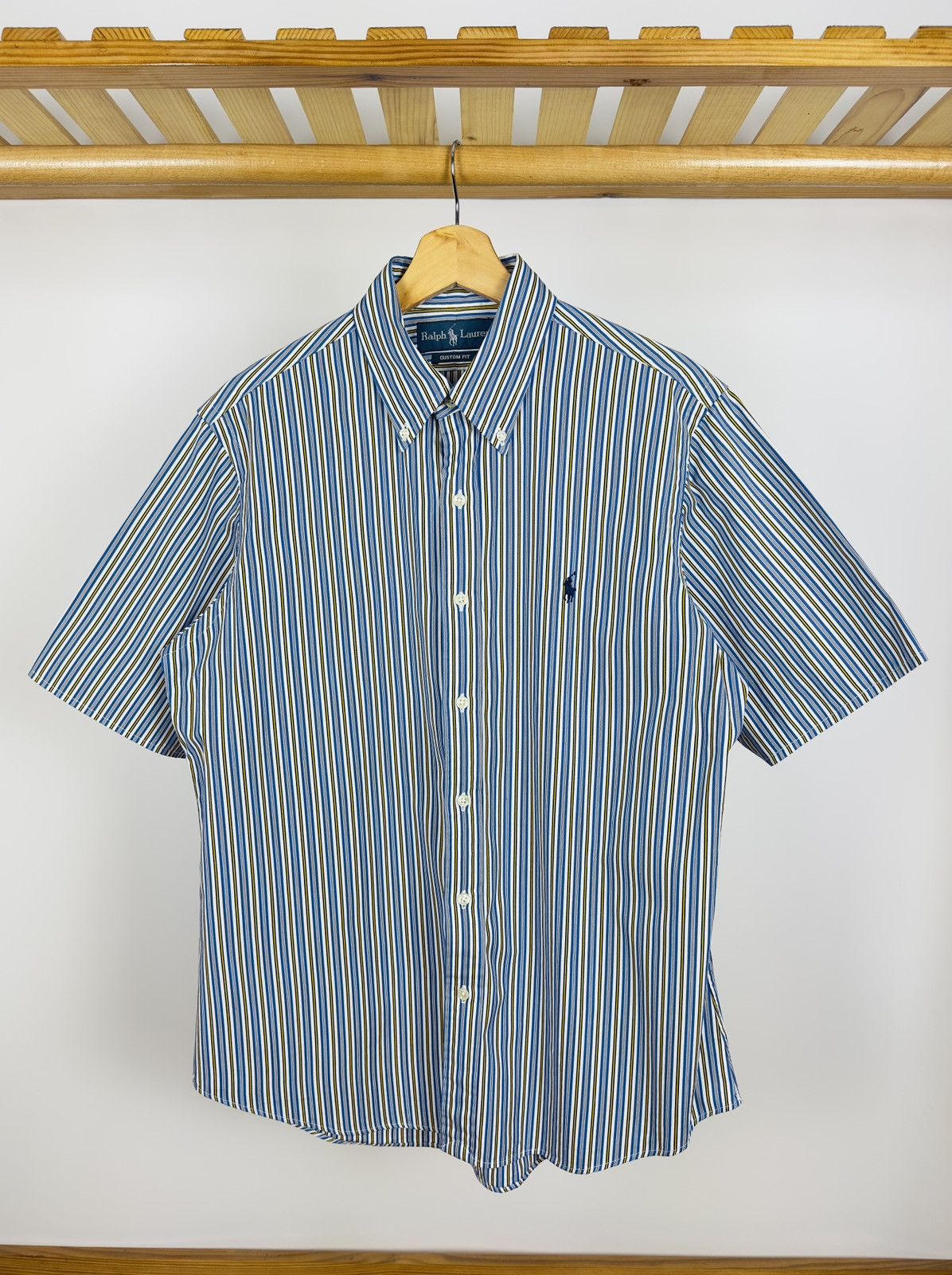 Vintage Vintage Polo Ralph Lauren Short Sleeve Shirts Button Ups Size US M / EU 48-50 / 2 - 1 Thumbnail