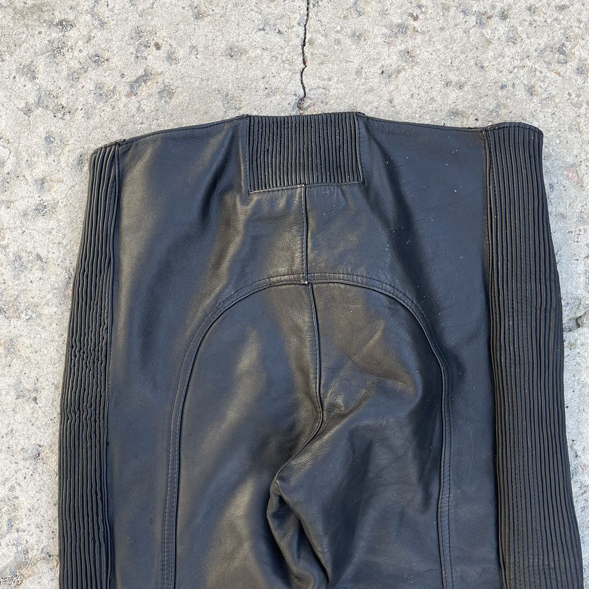 Vintage Vintage Moto Leather Pants 90s Y2K Style Japanese USA Size US 38 / EU 54 - 9 Thumbnail