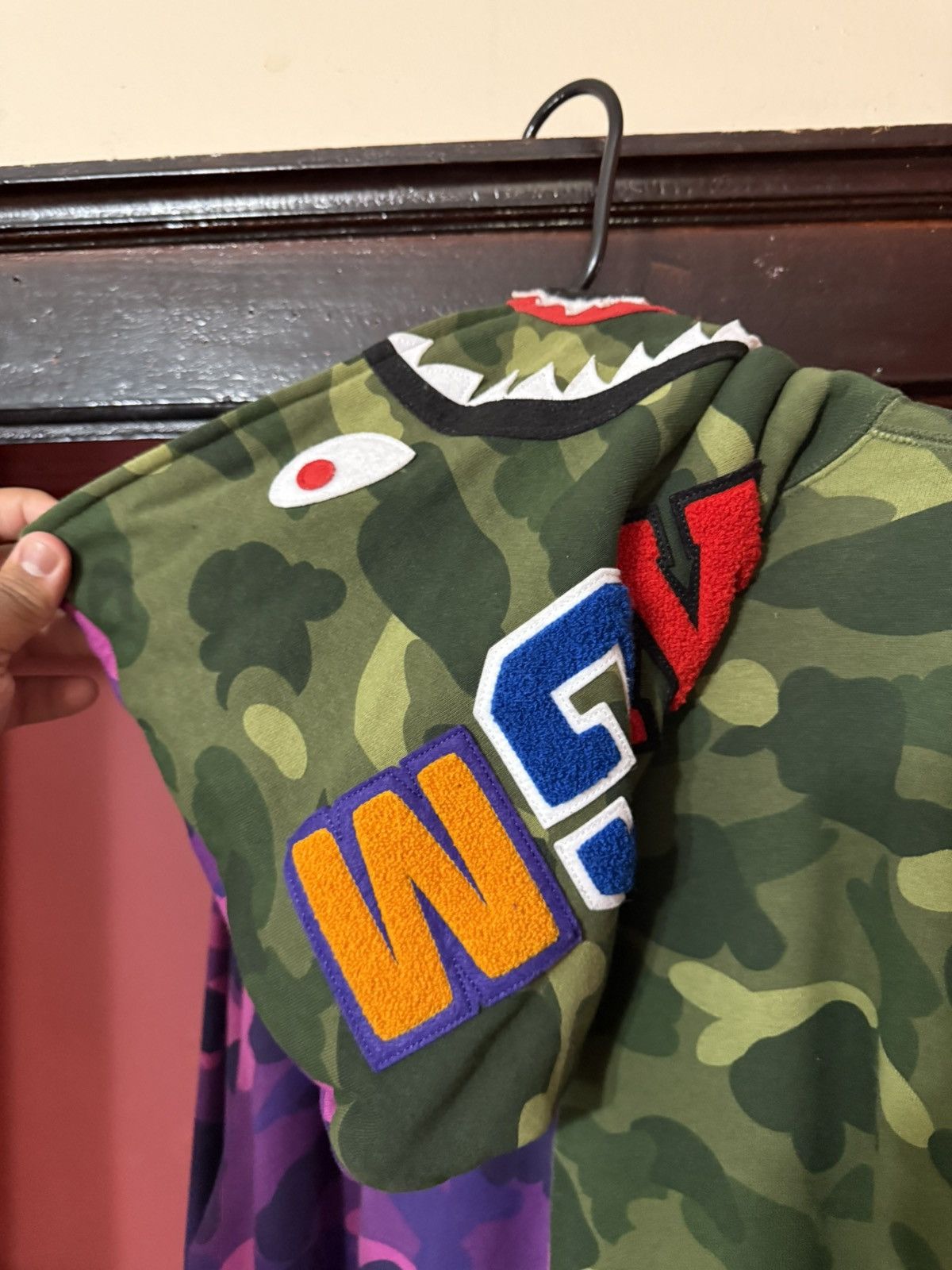 Bape Bape Half Camo Half Purple Size XXL Size US XXL / EU 58 / 5 - 8 Thumbnail