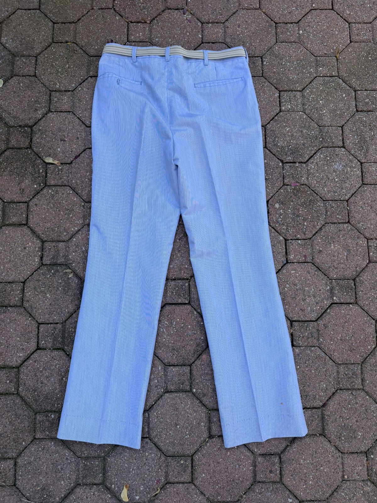 Vintage Vintage 1960s Handmade Blue Slacks Pants Custom 1of1 USA Size US 34 / EU 50 - 7 Thumbnail