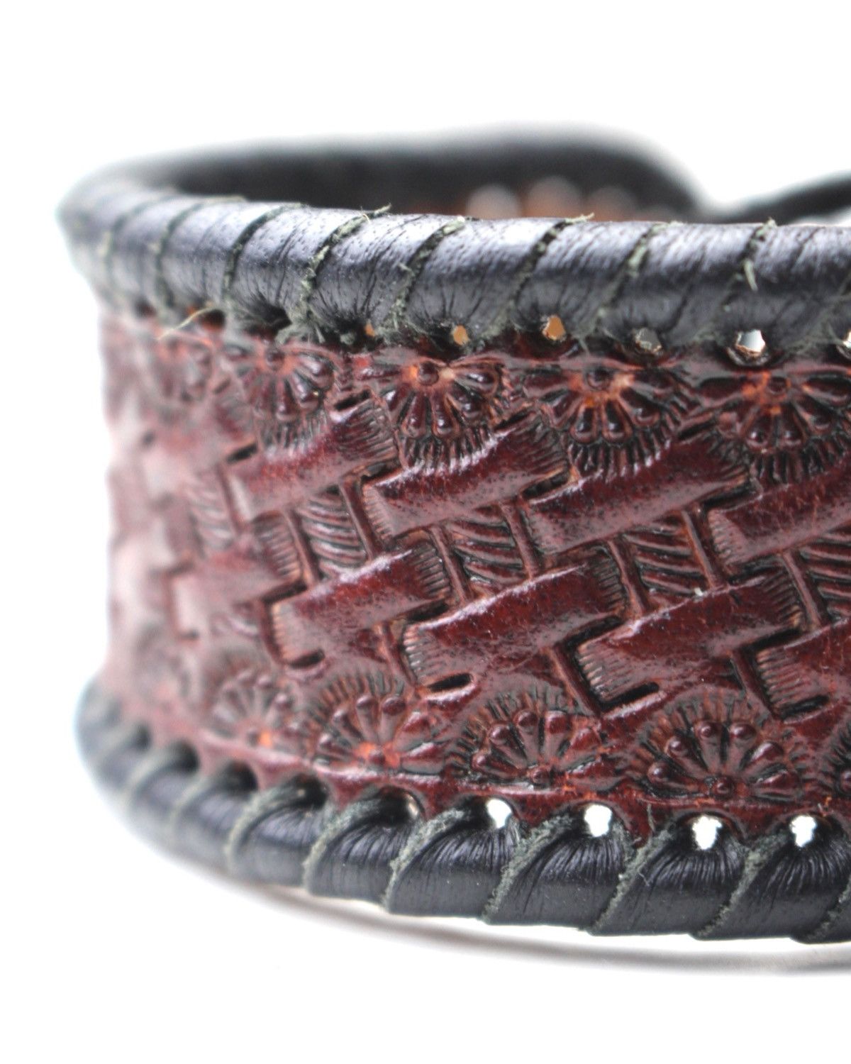 Hysteric Glamour 2000S JAPANESE HANDCRAFTED LEATHER ADJUSTABLE BRACELET Size ONE SIZE - 5 Thumbnail