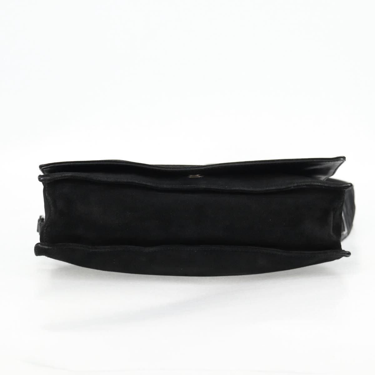 Gucci GUCCI Shoulder Bag Suede Black Silver 001 001 Size ONE SIZE - 11 Thumbnail