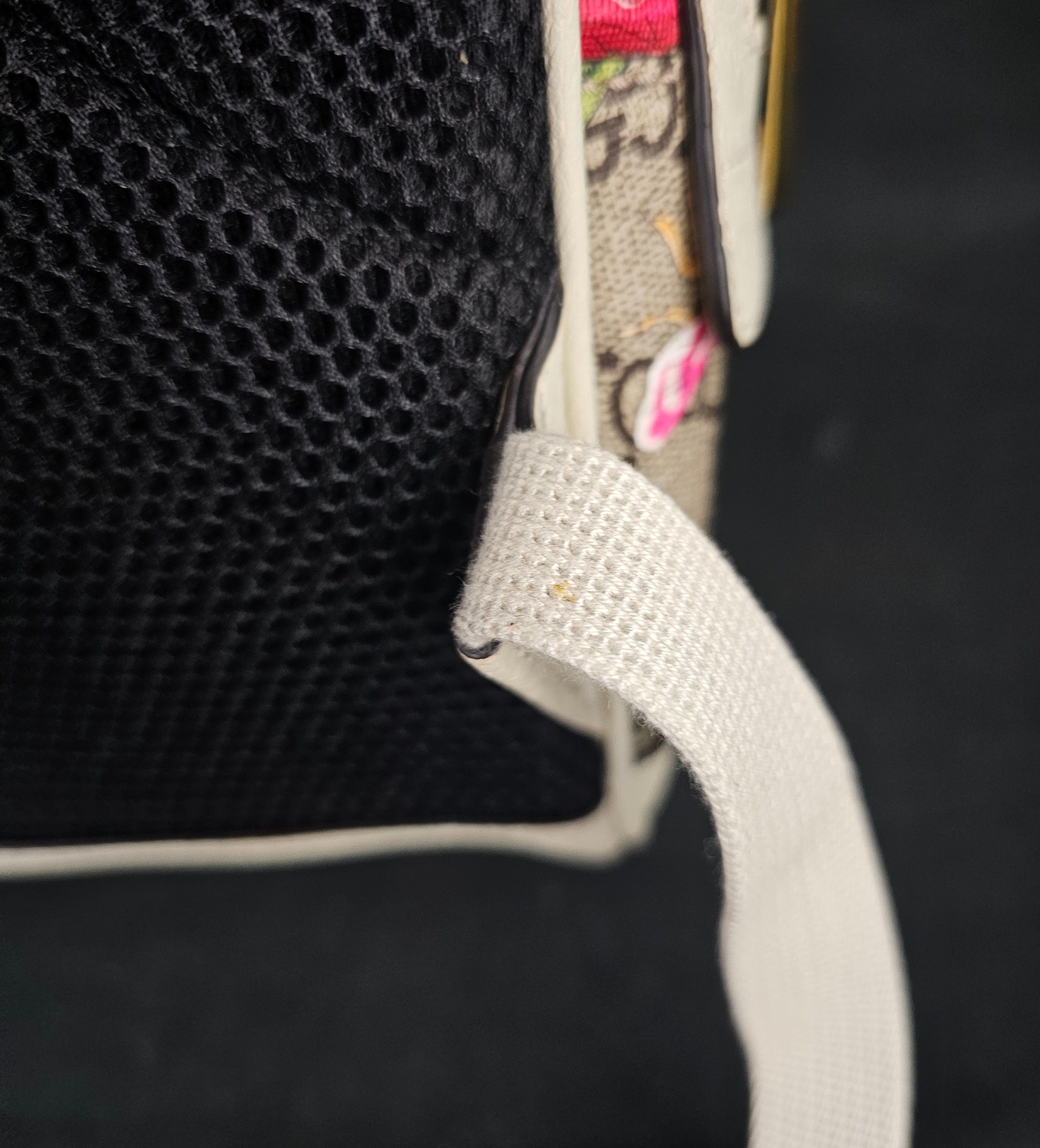 Gucci GUCCI GG Monogram Flora Web Small Ophidia Day Backpack White Size ONE SIZE - 12 Thumbnail