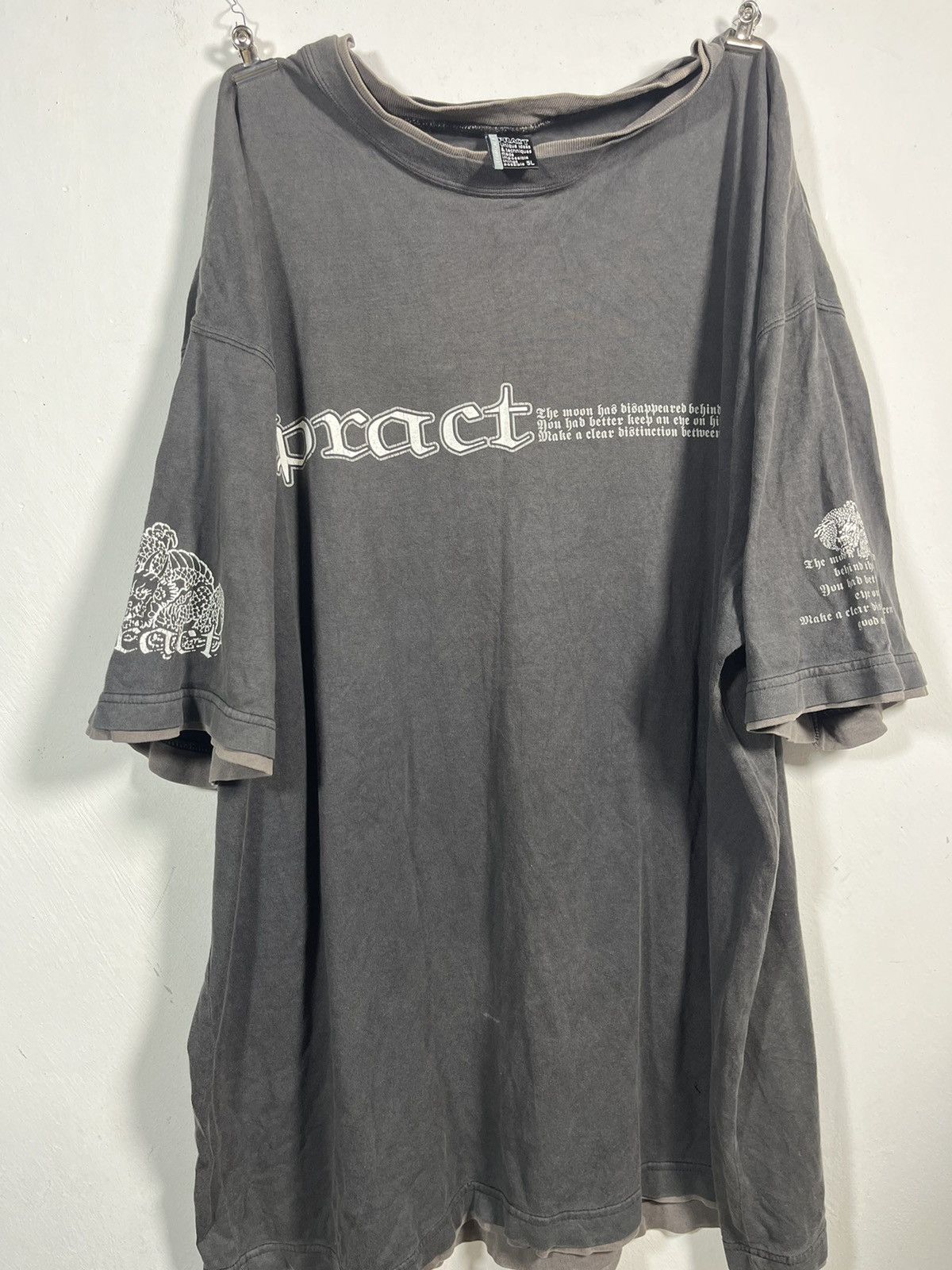 Other Vintage Y2k Pract Double Short Sleeve Size US XXL / EU 58 / 5 - 2 Thumbnail