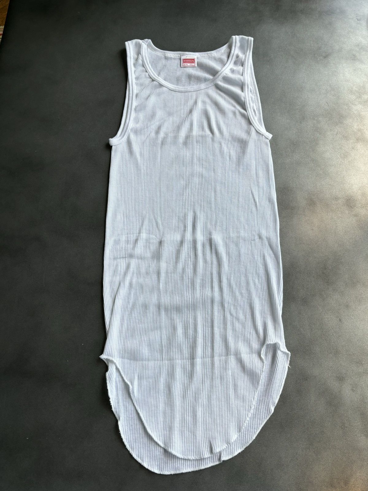 Hanes × Vintage 1980s Vintage Tank Top 50/50 Blank Undershirt Wife Stanfield Size US M / EU 48-50 / 2 - 2 Thumbnail