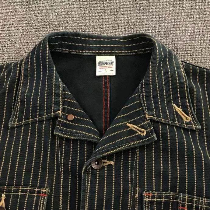 Iron Heart Iron heart Sky-dyed blue work jacket Size US S / EU 44-46 / 1 - 5 Thumbnail