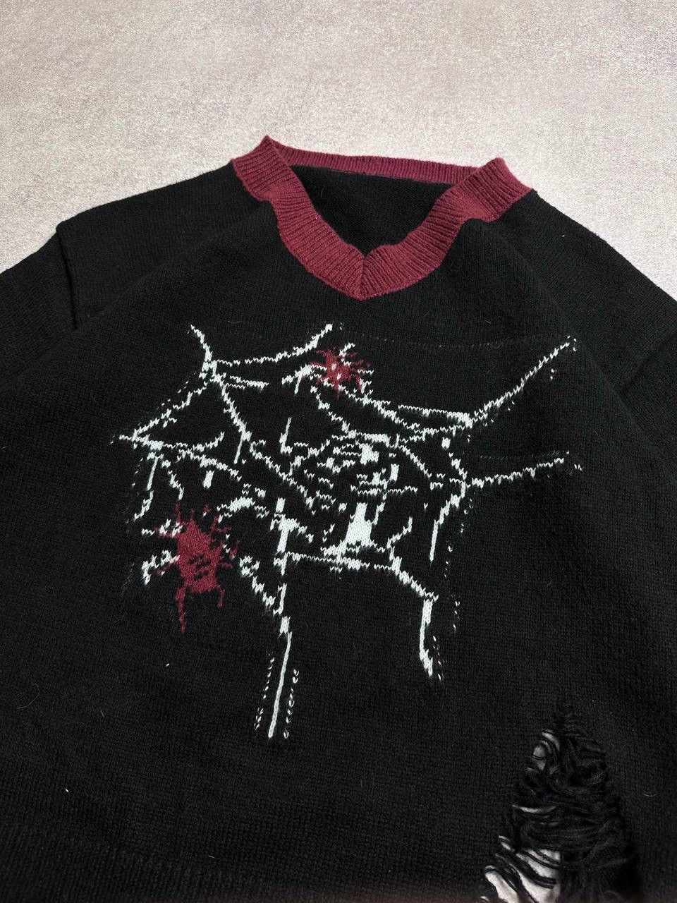 Vintage Vintage Avantgarde Y2K Boxy Archival Knit Sweater L Size US L / EU 52-54 / 3 - 3 Thumbnail