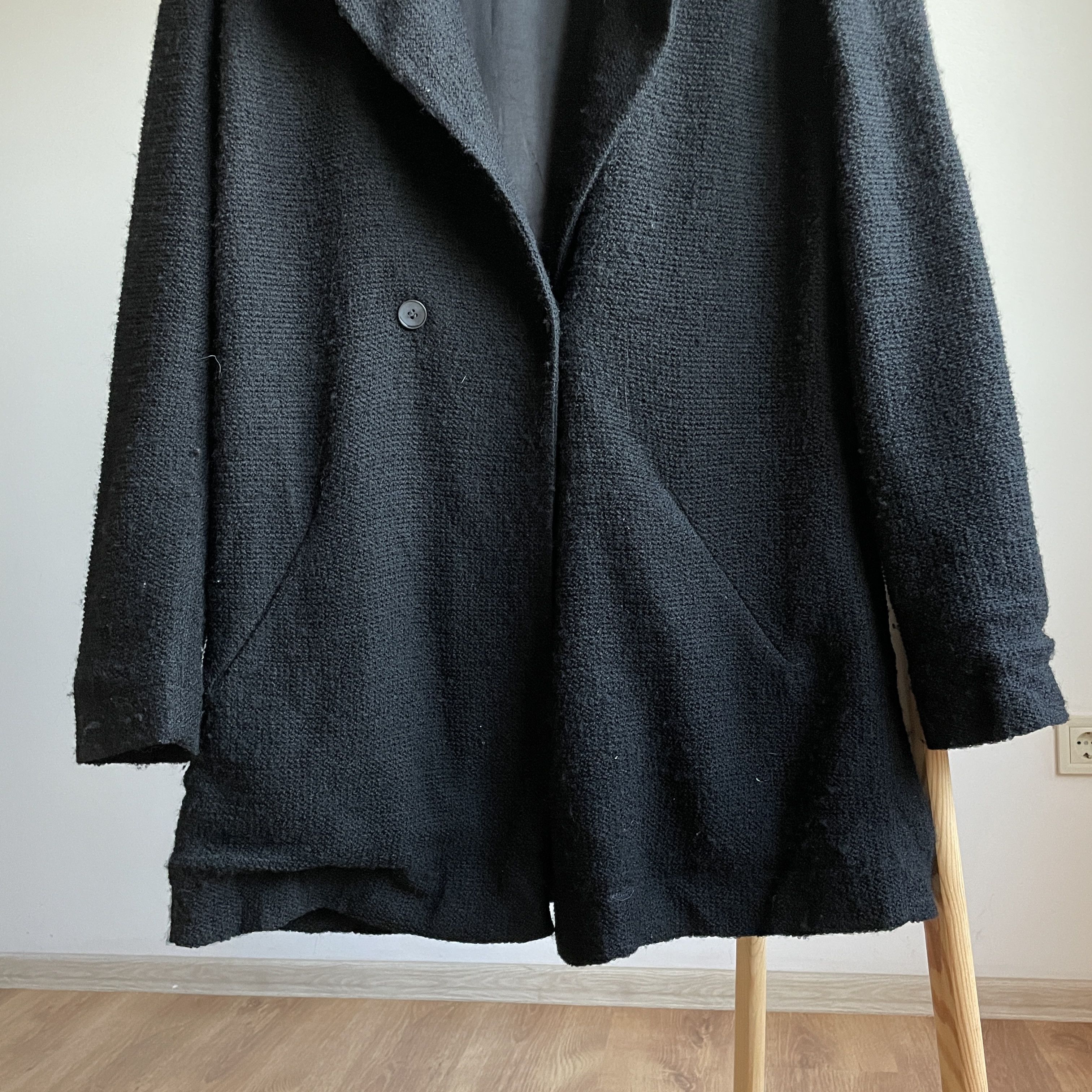Other Elemente Clemente Viscose Wool Boucle Double Breasted Coat Size M / US 6-8 / IT 42-44 - 6 Thumbnail