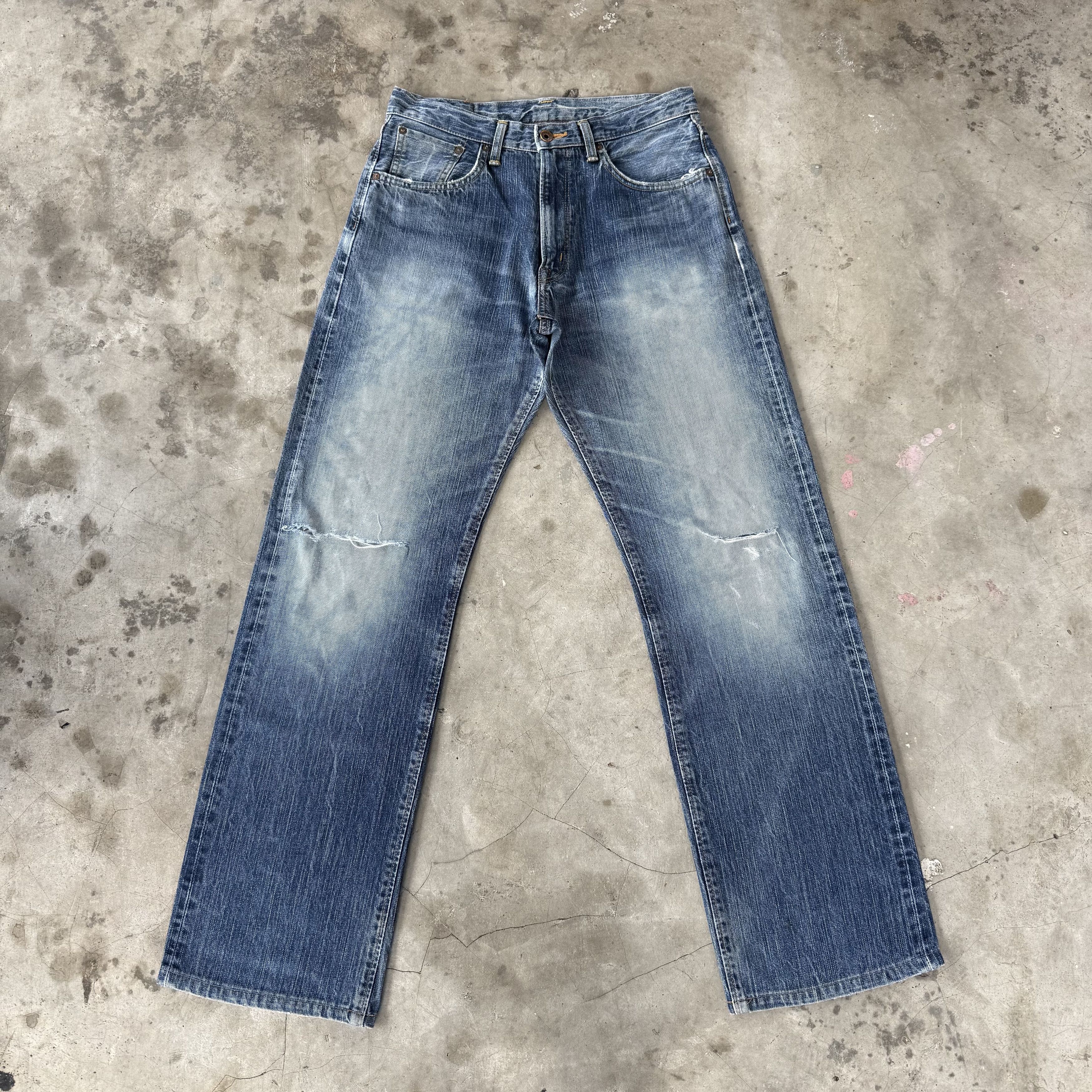 Edwin W31 Vintage Edwin Selvedge Ripped Denim Size US 31 - 2 Thumbnail