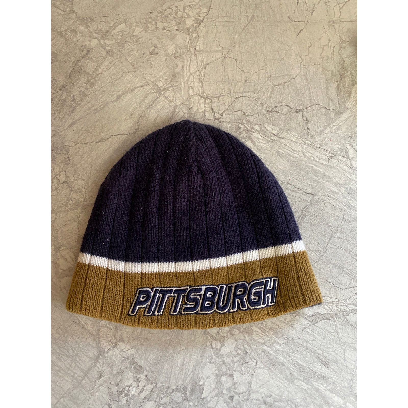 NCAA Pittsburgh Panthers Reversible College Winter Hat/Skull Cap Size ONE SIZE - 1 Thumbnail