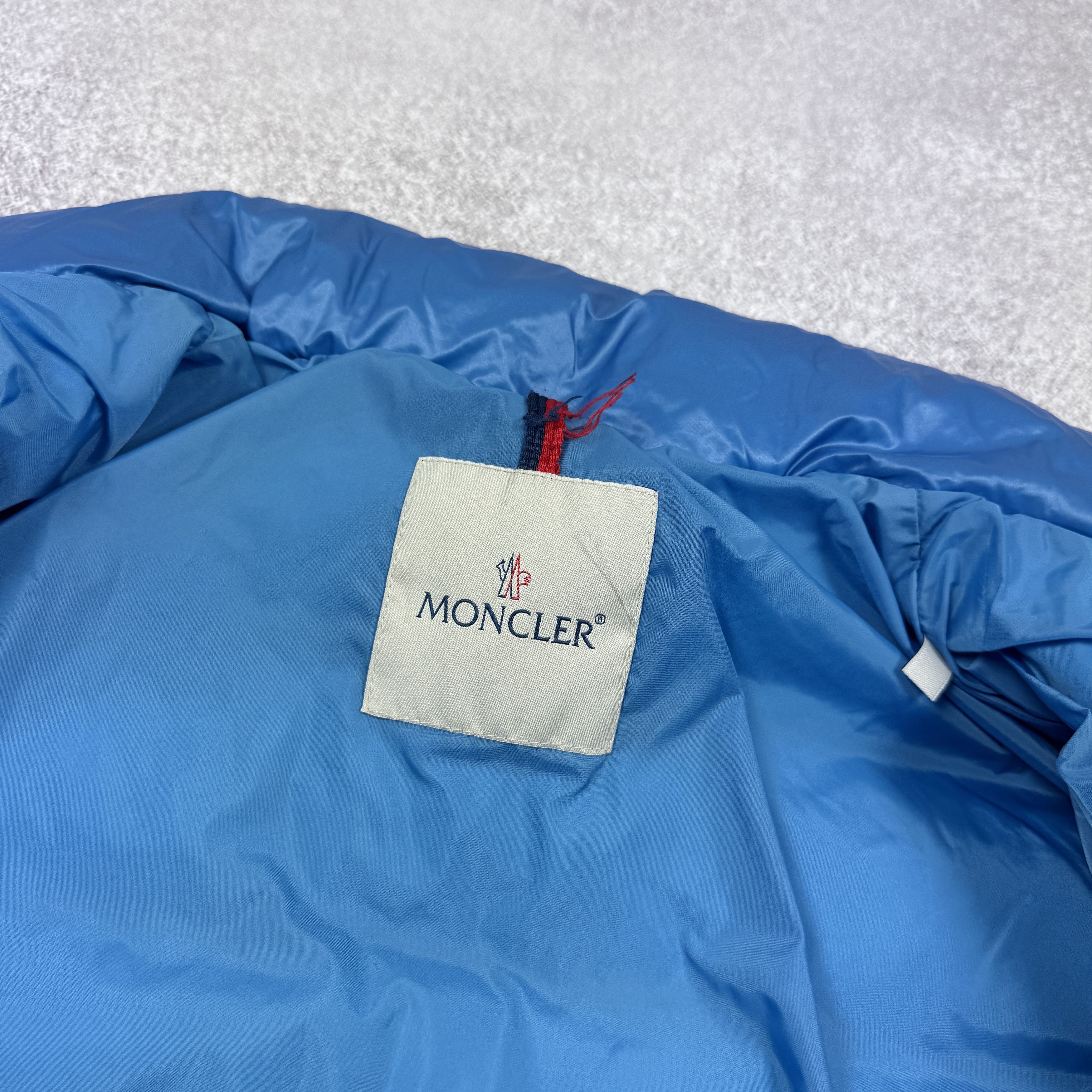 Moncler Original Moncler Gaston Blue Puffer Nylon Jacket Size 14Y Size US S / EU 44-46 / 1 - 10 Thumbnail
