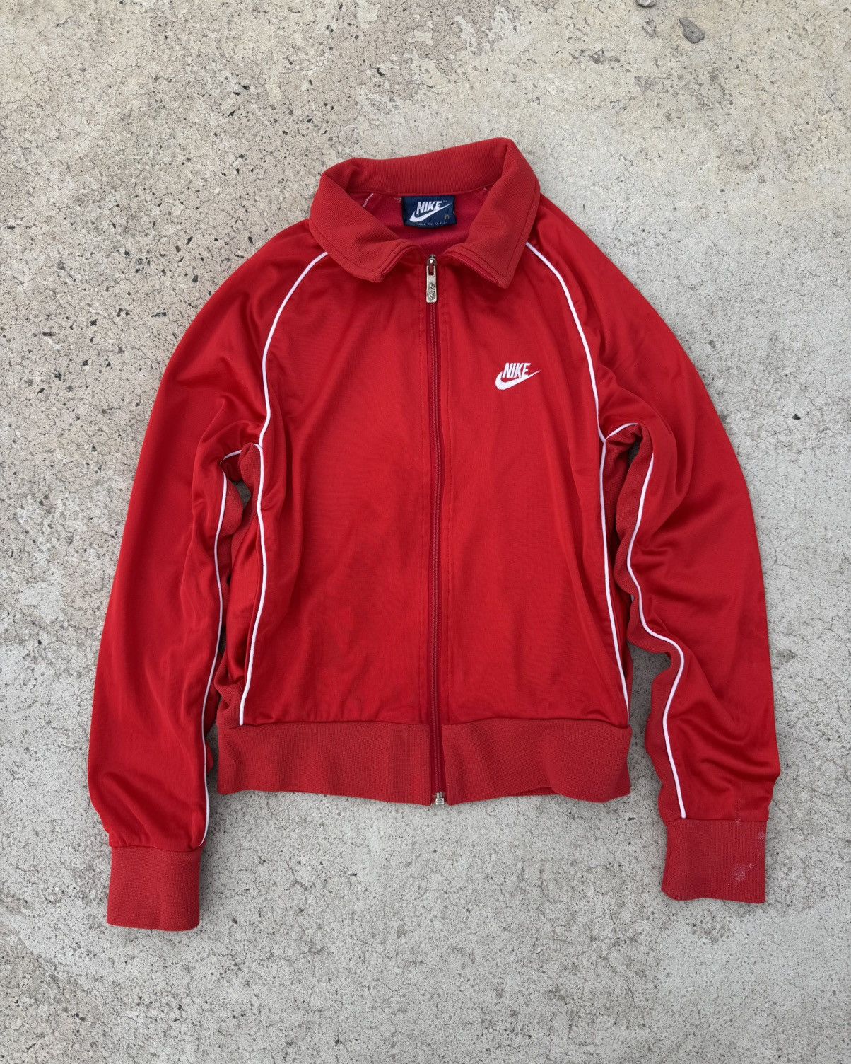 Nike Vintage Nike 1980s Track Jacket very rare Size US M / EU 48-50 / 2 - 1 Thumbnail