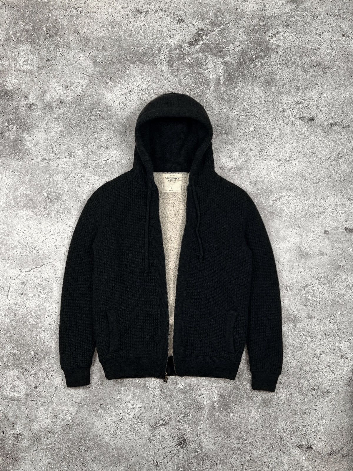 Abercrombie & Fitch Vintage Abercrombie & Fitch Y2K 00s Wool Hoodie Ifsixwasnine Size US L / EU 52-54 / 3 - 2 Thumbnail