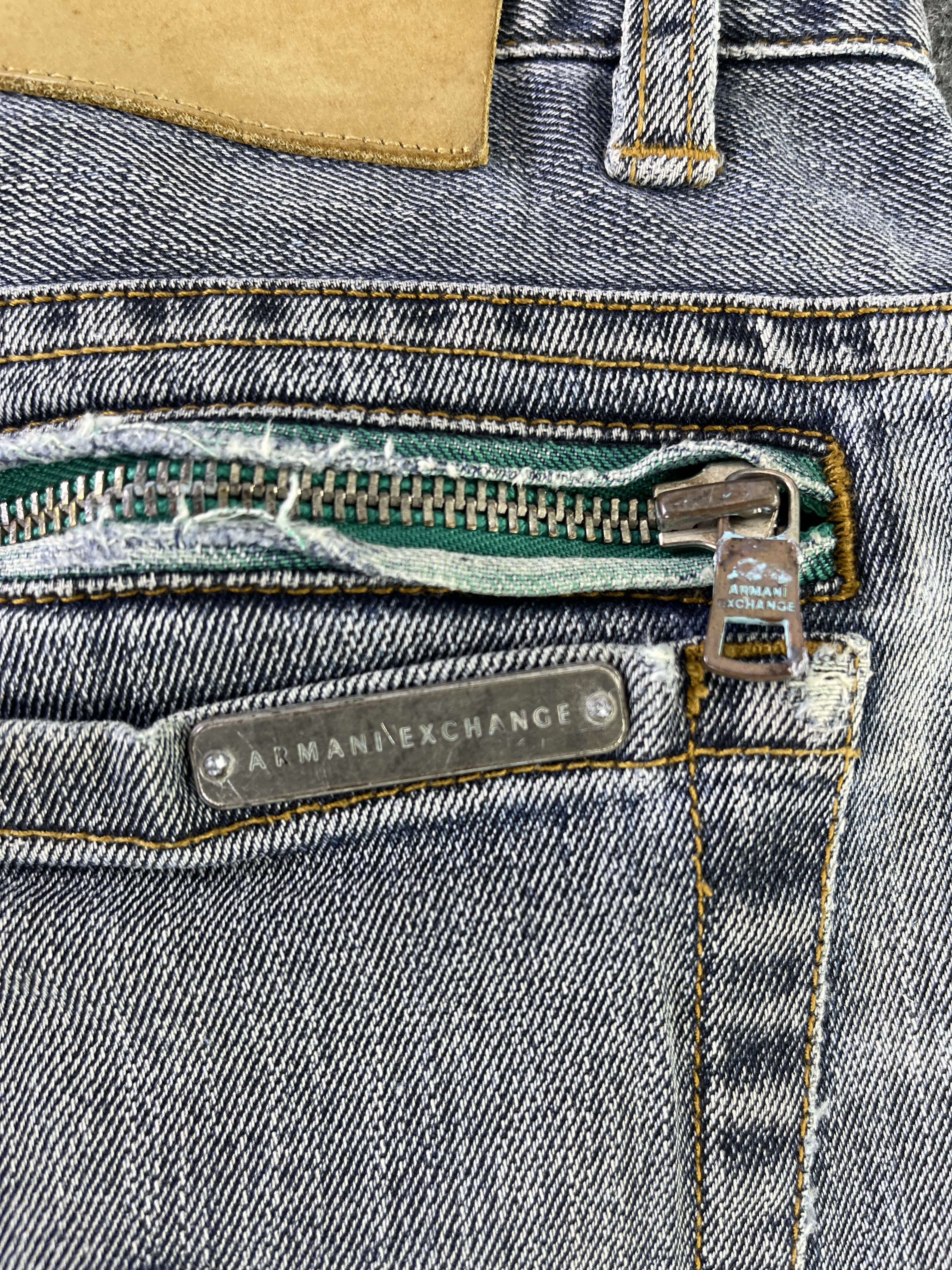 Armani Exchange Armani Exchange Faded Wash Jeans - J949 Size US 33 - 18 Thumbnail