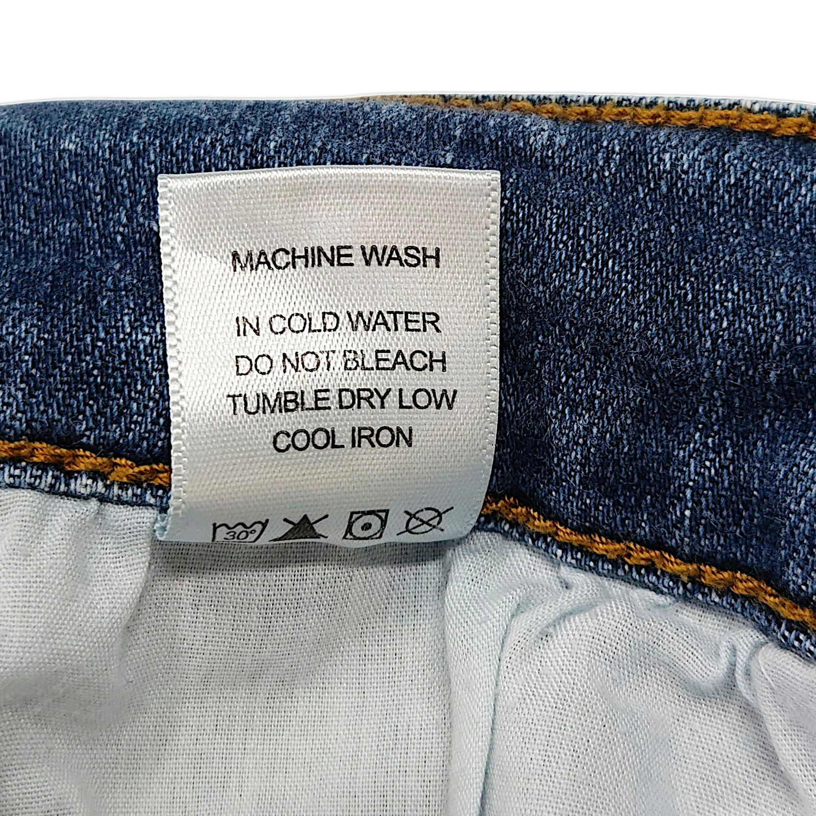 Judy Blue Judy Blue Plus 1XL Paint-Splatter Distressed Denim Short EUC Size 33" - 6 Thumbnail