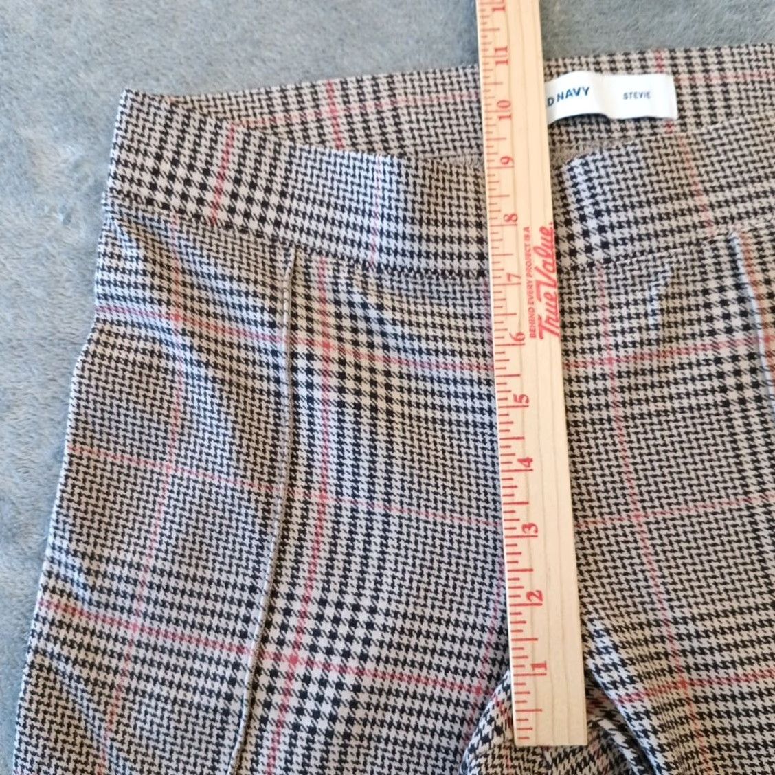 Old Navy Old Navy Stevie Legging Ankle Pants Womens Medium Brown Pink Plaid Pull On Size 32" / US 10 / IT 46 - 4 Thumbnail