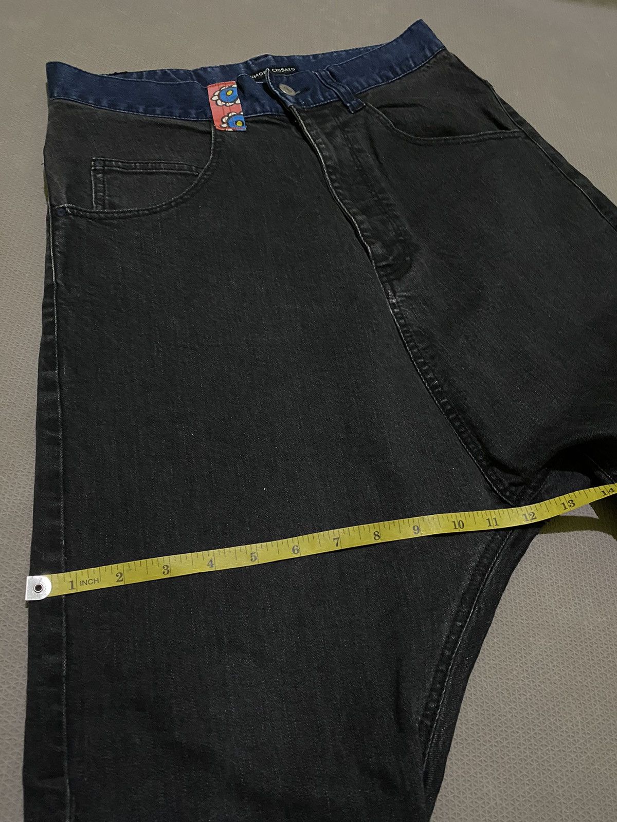 Issey Miyake × Japanese Brand × Tsumori Chisato Tsumori chisato issey miyake denim drop crotch Size 30" / US 8 / IT 44 - 10 Thumbnail