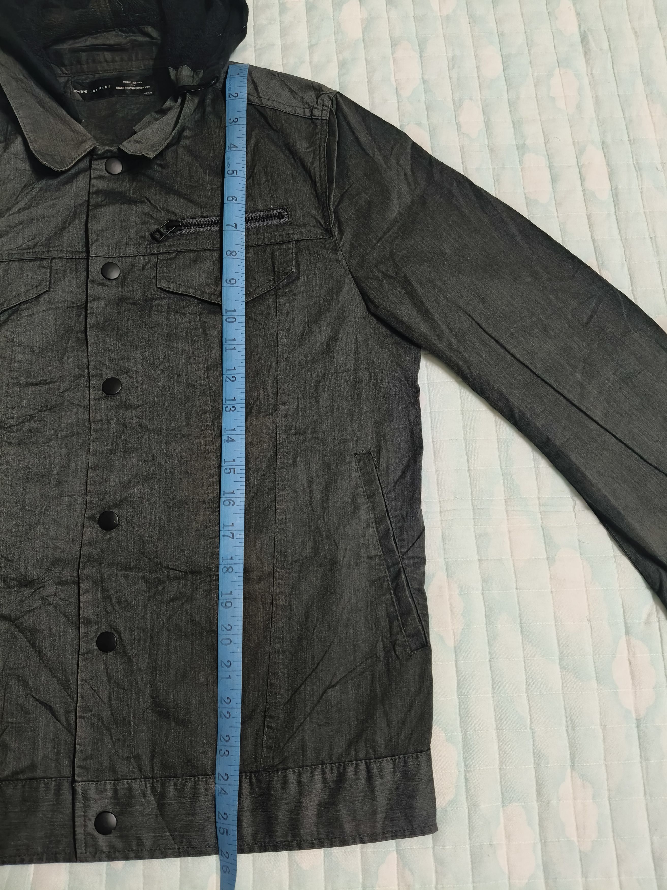 Ships Jet Blue Vintage Ships Jet Blue Button up Jacket Size US L / EU 52-54 / 3 - 13 Thumbnail