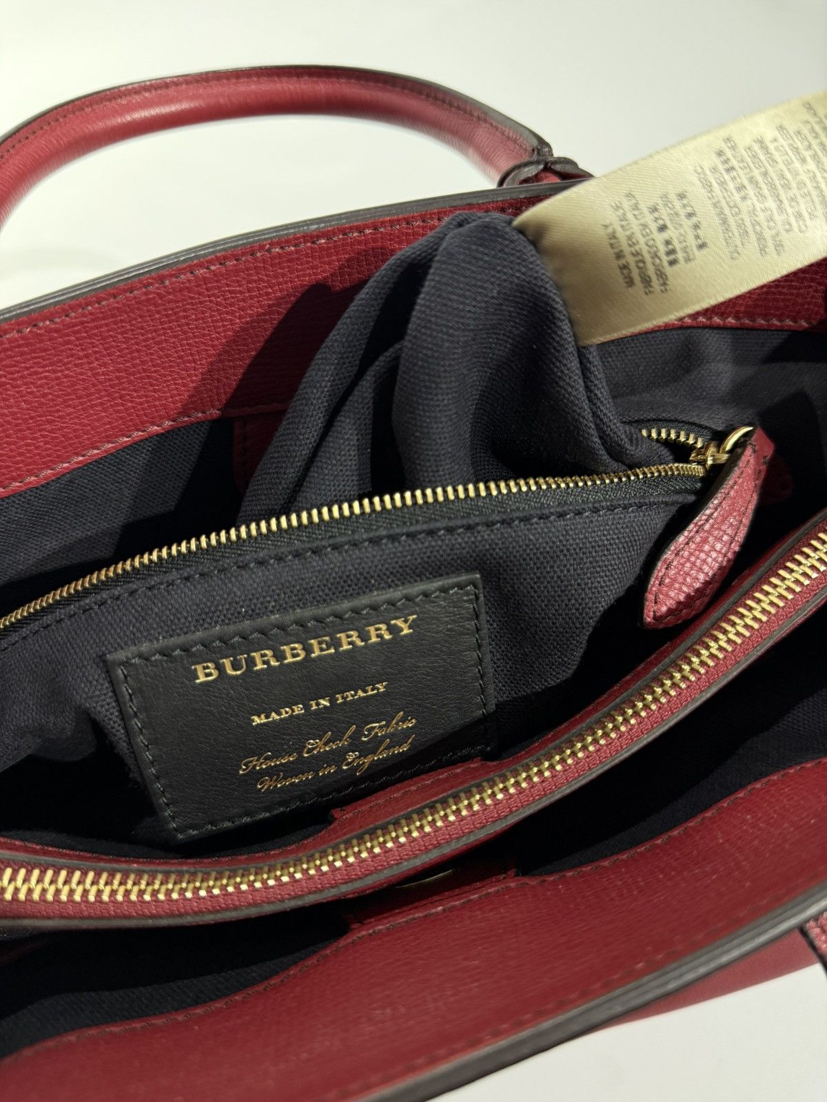 Burberry Burberry House Check Derby Leather Medium Banner Bag Size ONE SIZE - 13 Thumbnail