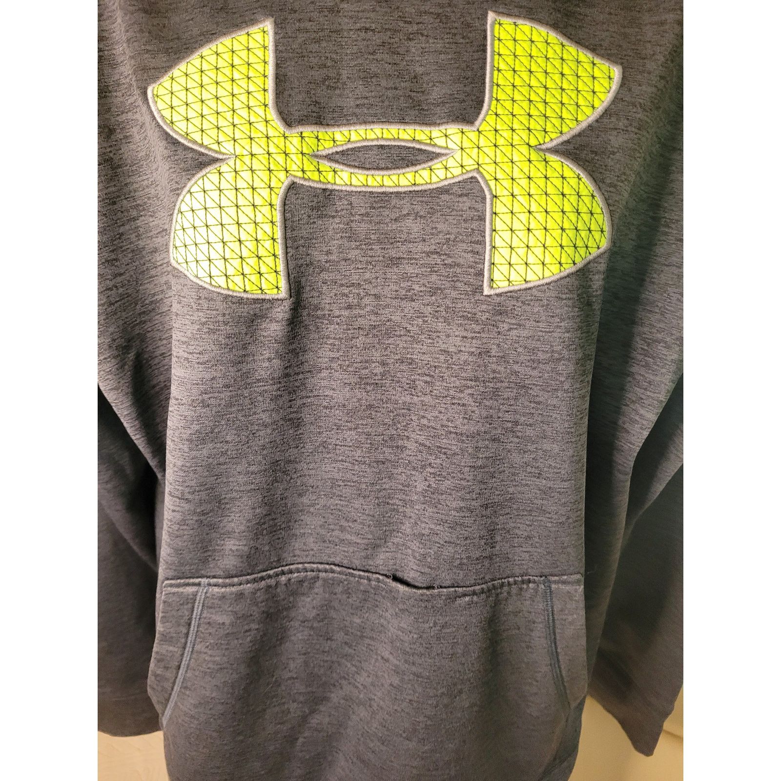 Under Armour Under Armour Mens Sweatshirt/Hoodie Gray/Yellow Sz M Size US M / EU 48-50 / 2 - 4 Thumbnail
