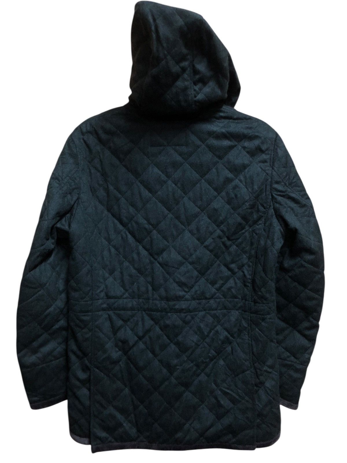 Aquascutum Aquascutum wool blend Quilted Hooded Jacket Size US M / EU 48-50 / 2 - 2 Thumbnail