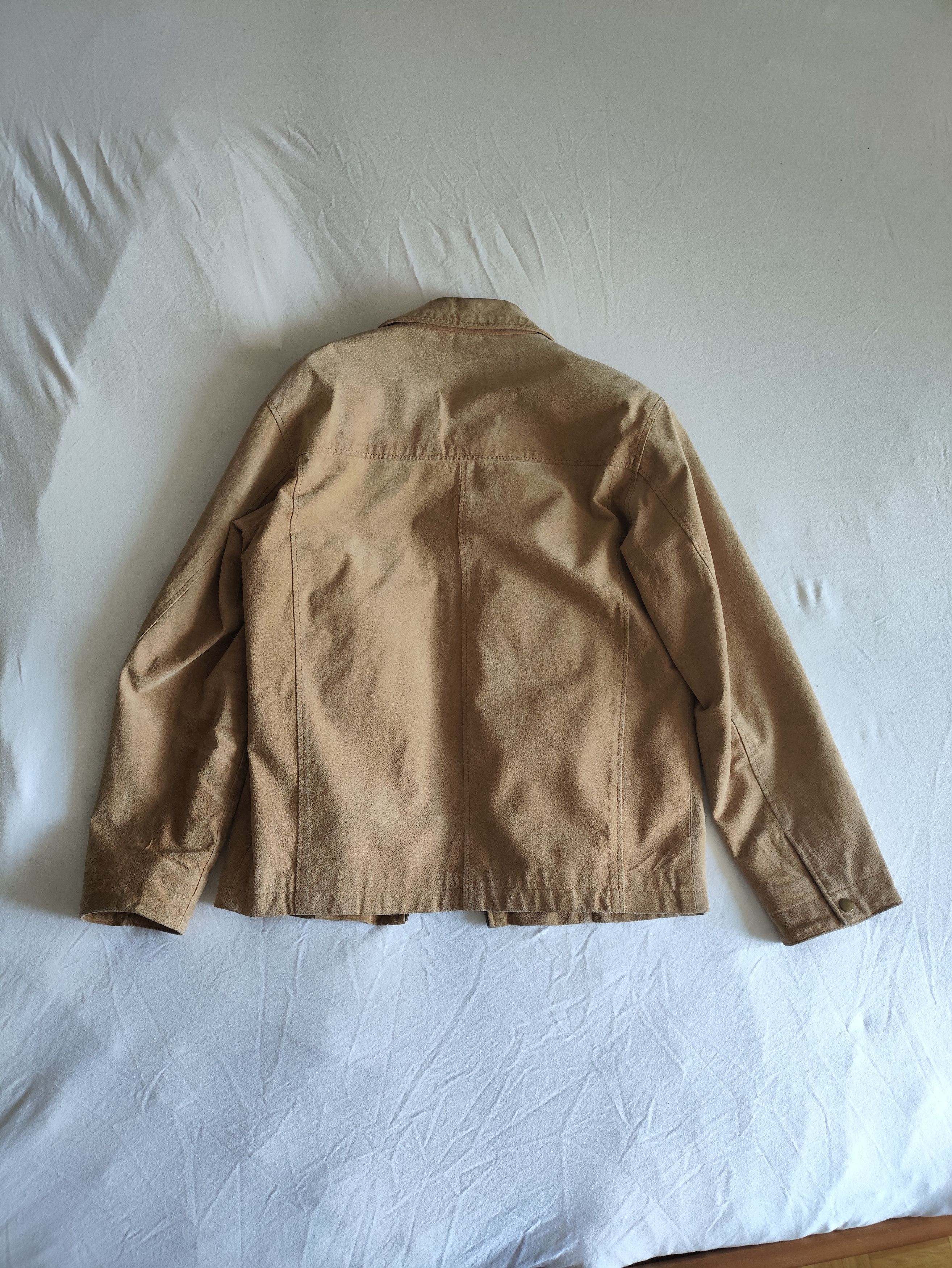 Other Tan Beige Vintage Cowboy Suede Leather jacket Size US S / EU 44-46 / 1 - 2 Thumbnail