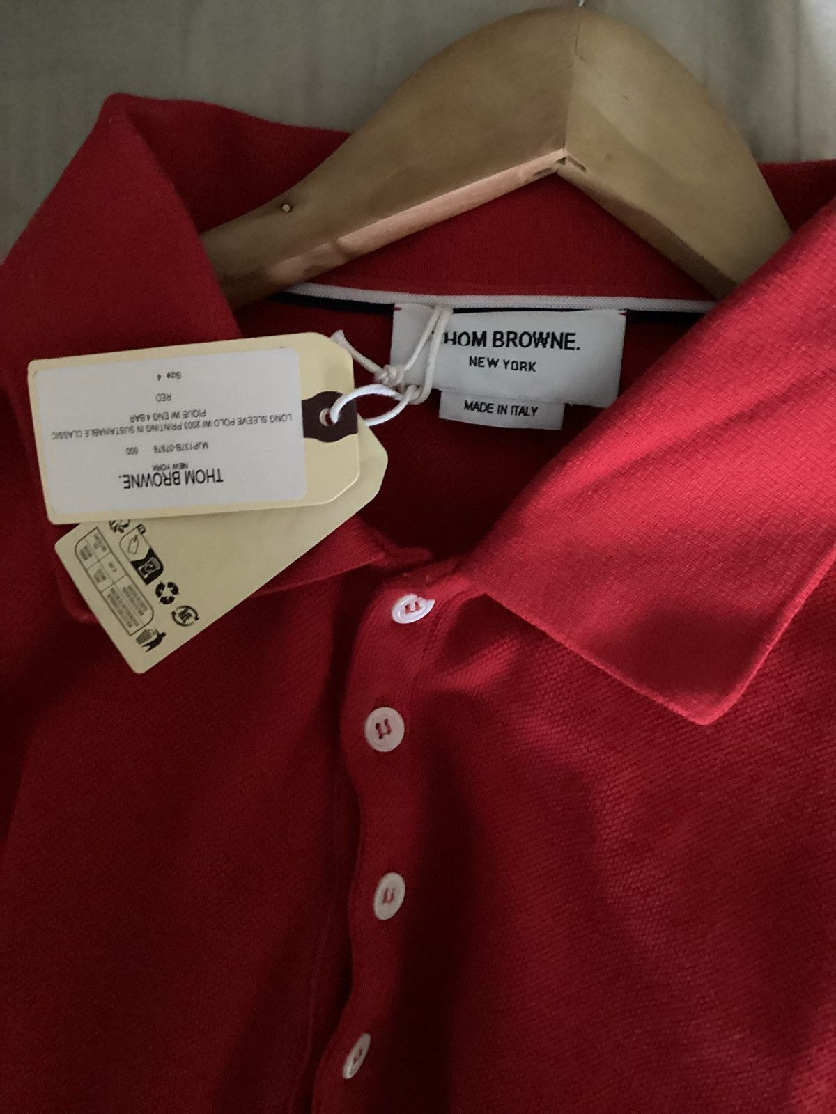 Thom Browne Thom browne 4 bar polo long sleeve sweater 2003 rugby NY Size US M / EU 48-50 / 2 - 5 Thumbnail