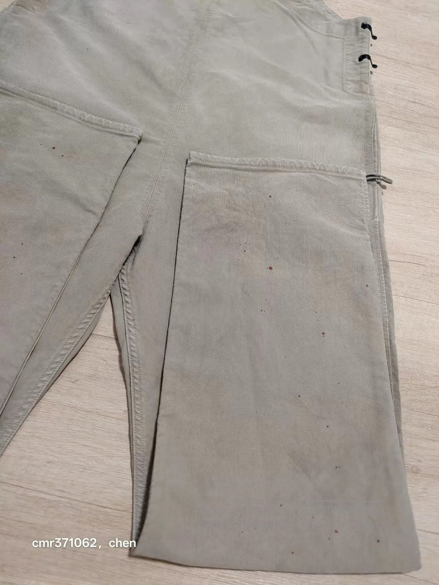 Visvim Green Overalls with Suspenders Size 34. Size US 34 / EU 50 - 2 Thumbnail