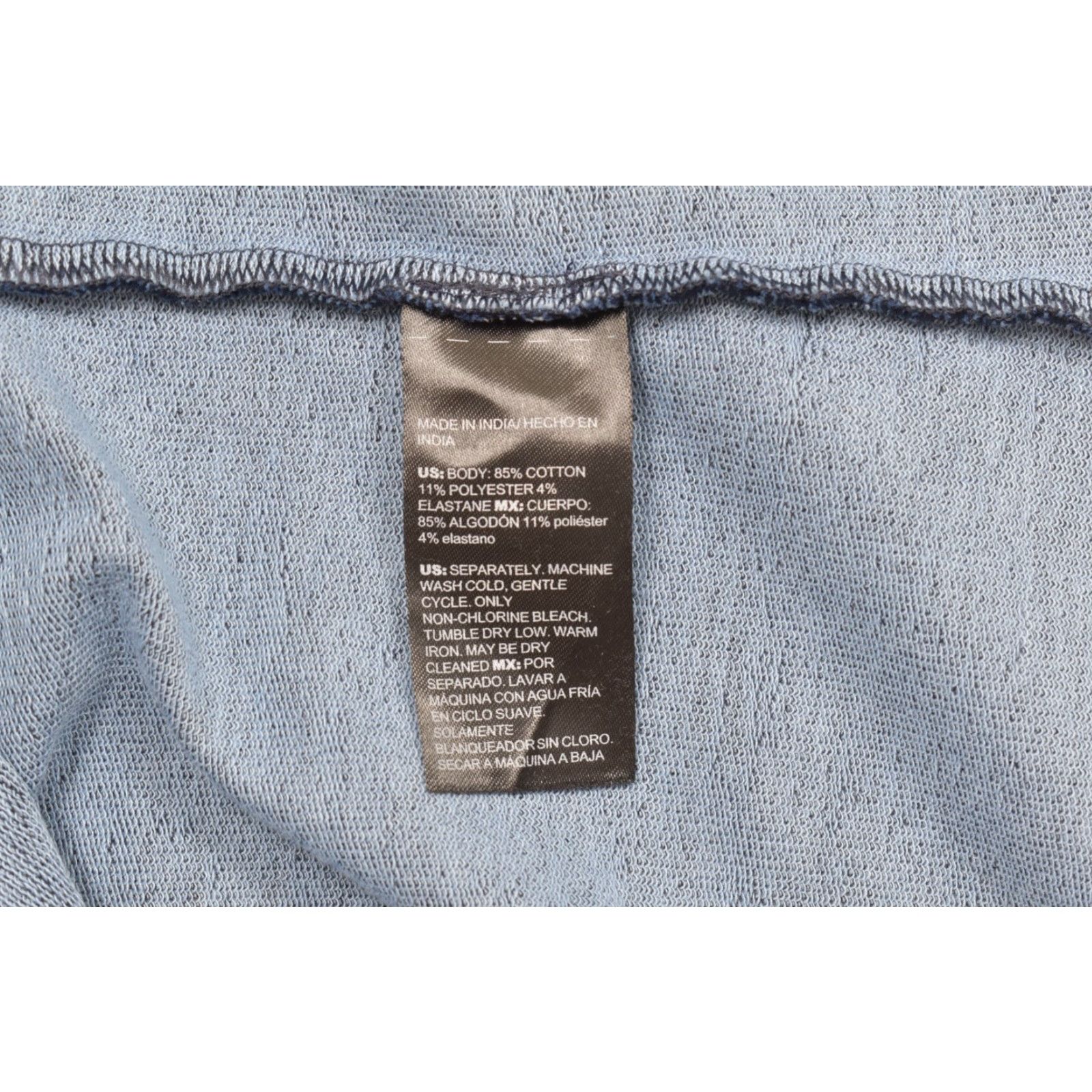 Vintage Chico's Zenergy Women's Blue Puff Sleeve Sweatshirt Top Size 2XL XXL Cotton Pullover Crew Neck Casual Shirt Blouse Size XXL / US 16-18 / IT 52-54 - 7 Thumbnail