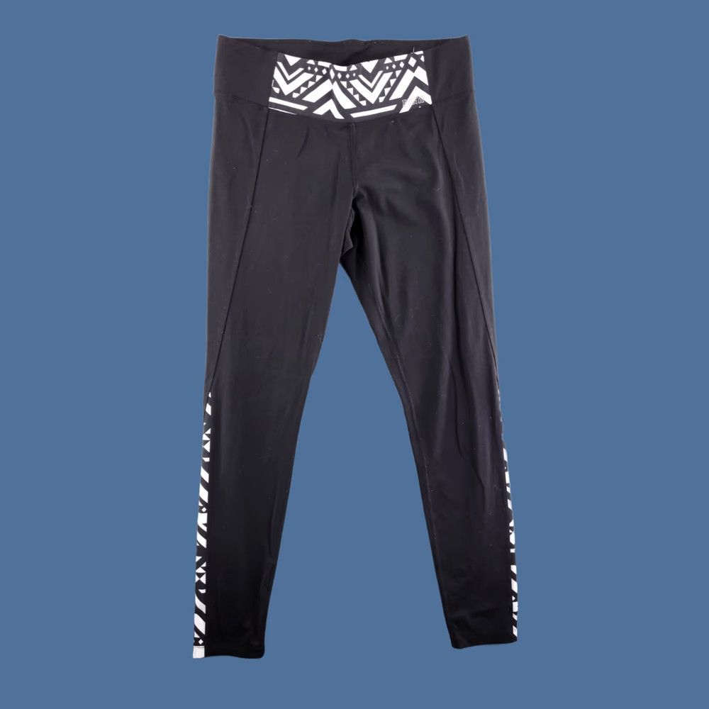 Victoria's Secret Victoria's Secret Yoga Legging Womens M Pull On Stretch Black White Leggings Activewear Size 32" / US 10 / IT 46 - 1 Thumbnail