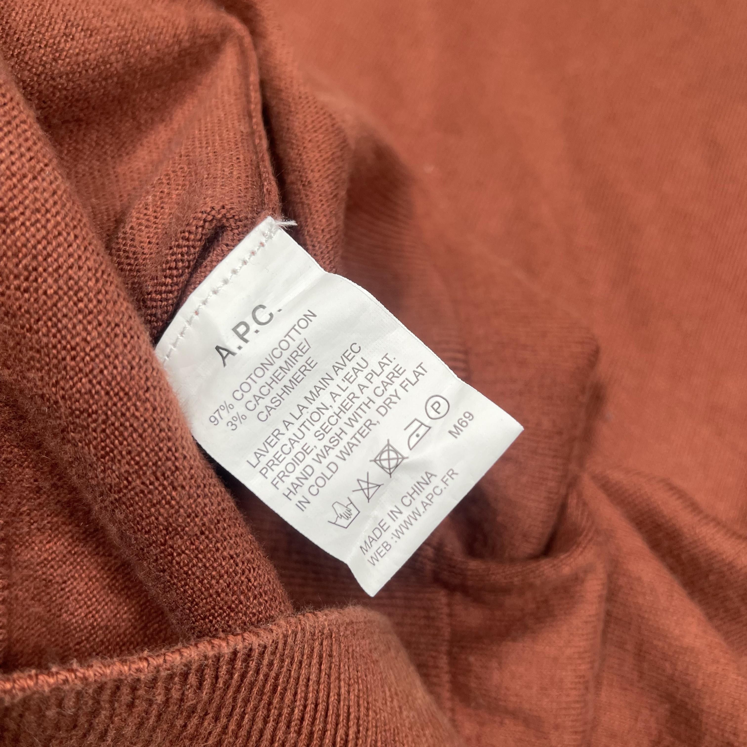 A.P.C. A.P.C. Minimalist Earth Tone Knitwear Size US S / EU 44-46 / 1 - 8 Thumbnail