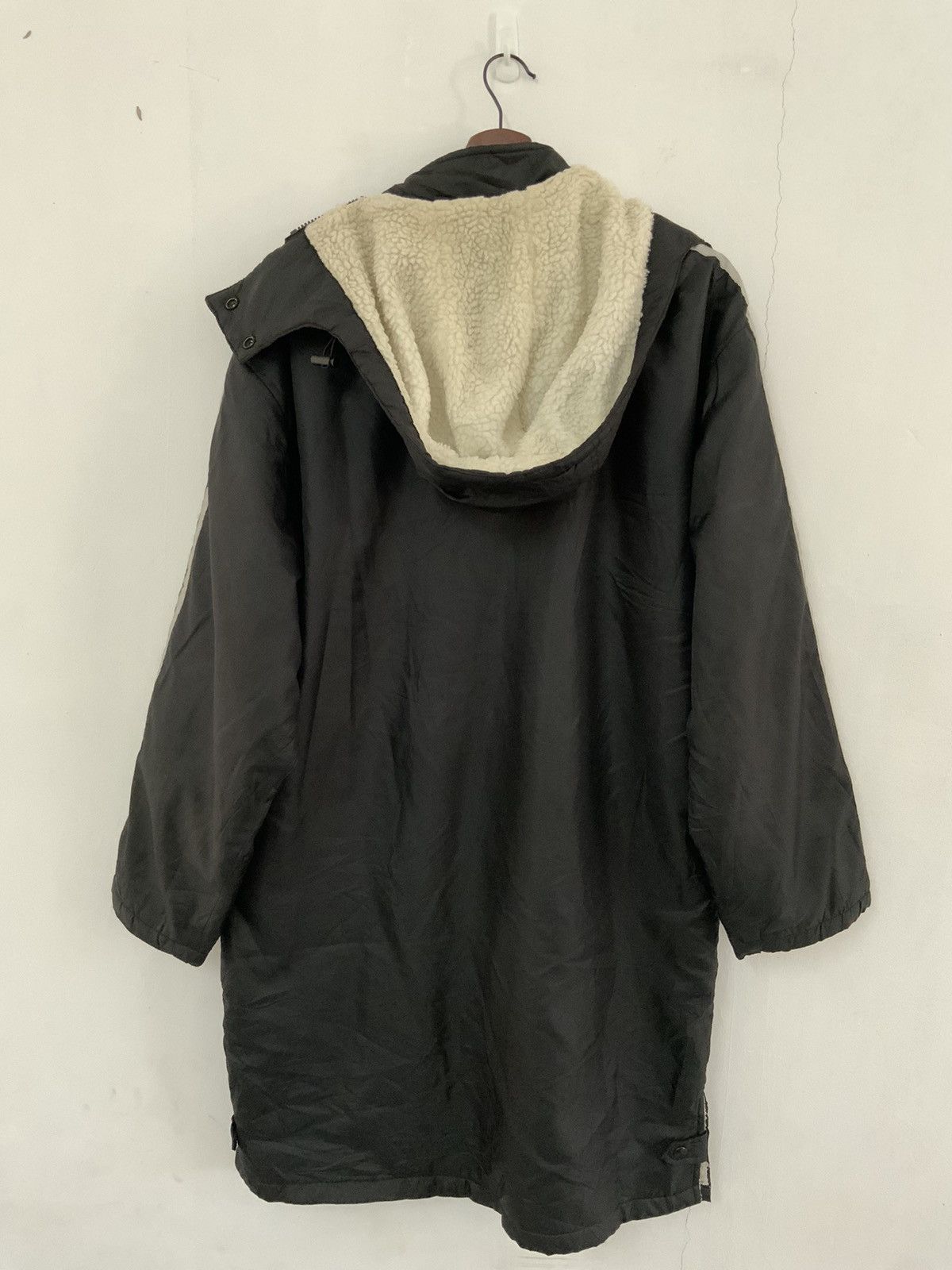 Adidas Vintage Adidas Mohair Fur Trench Coat Size US M / EU 48-50 / 2 - 2 Thumbnail