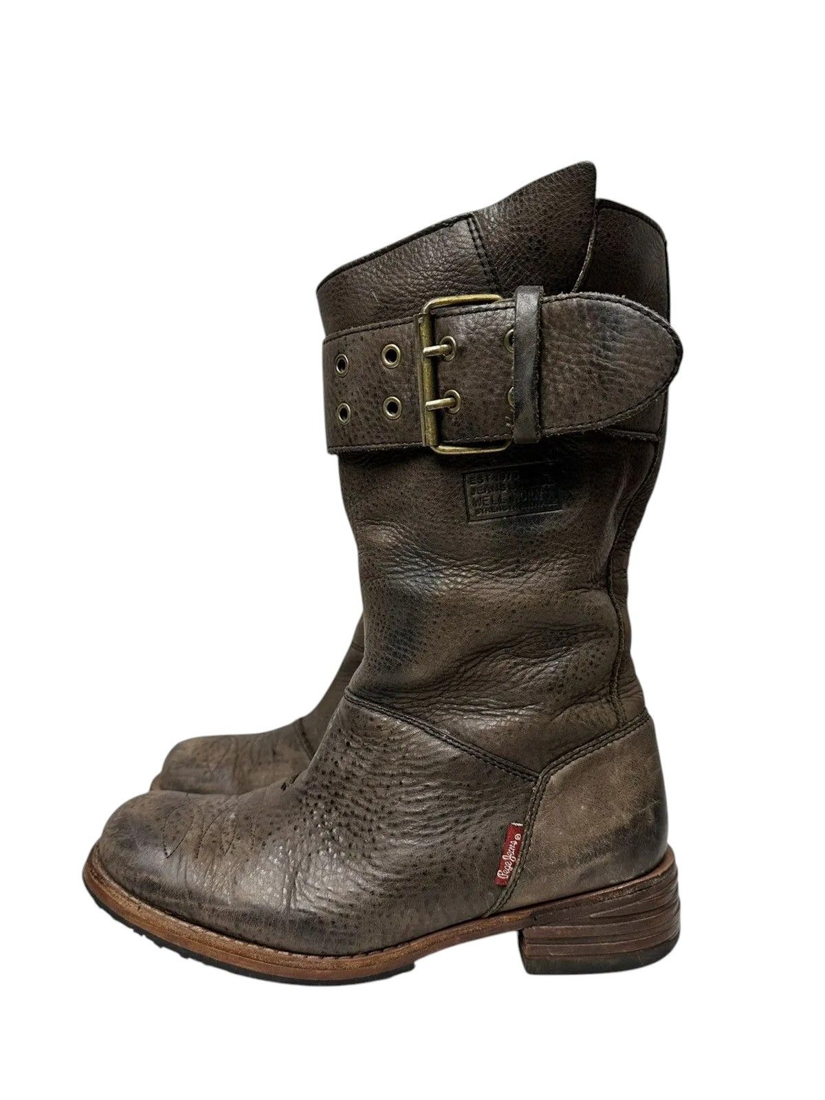 If Six Was Nine Leather Boots Vintage IfSixWasNine Guidi Style Margiela Vibe Size US 9 / IT 39 - 6 Thumbnail