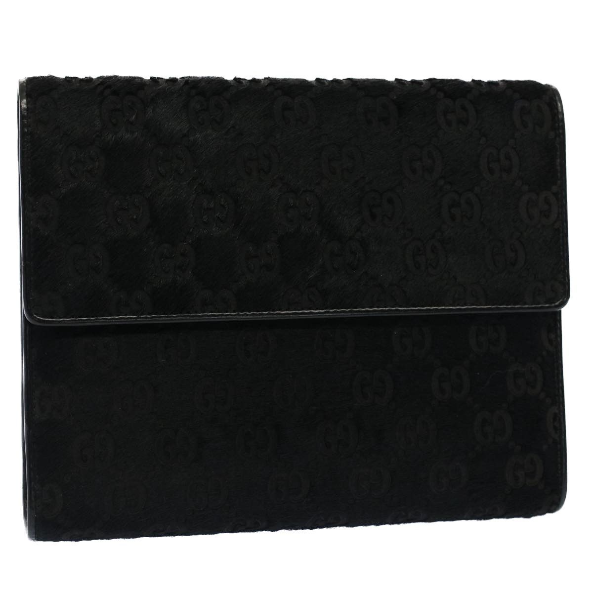 Gucci Demi Lune Black Canvas Wallet (Pre-Owned) Size ONE SIZE - 1 Thumbnail