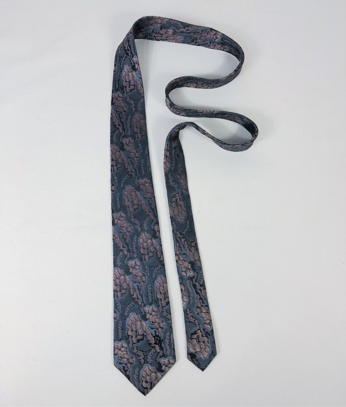 Christian Dior Monsieur Rare Vintage Christian Dior Monsieur Silk Tie Size ONE SIZE - 2 Thumbnail