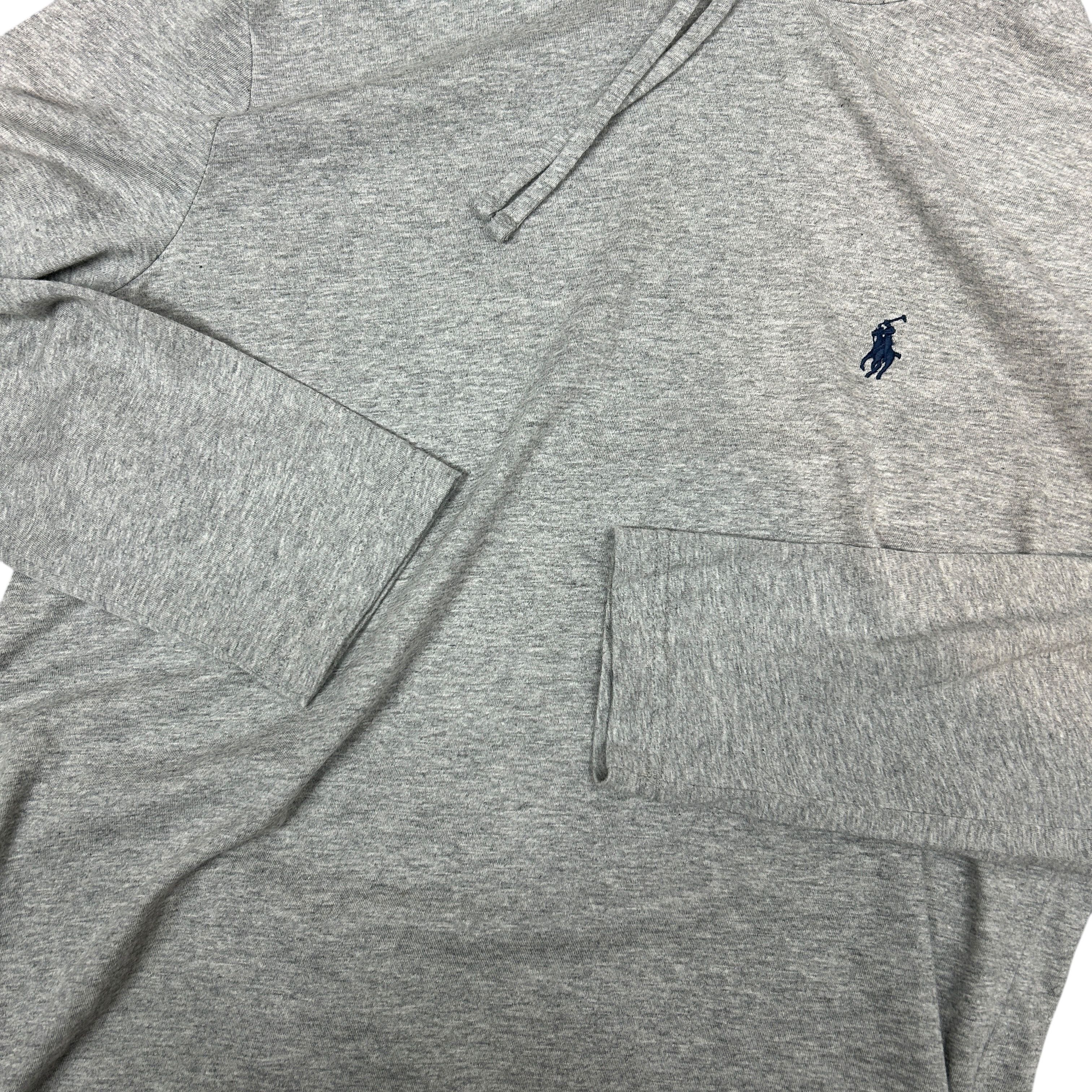 Polo Ralph Lauren Polo Ralph Lauren Light Gray Lightweight Pullover Hoodie S Size US S / EU 44-46 / 1 - 5 Thumbnail