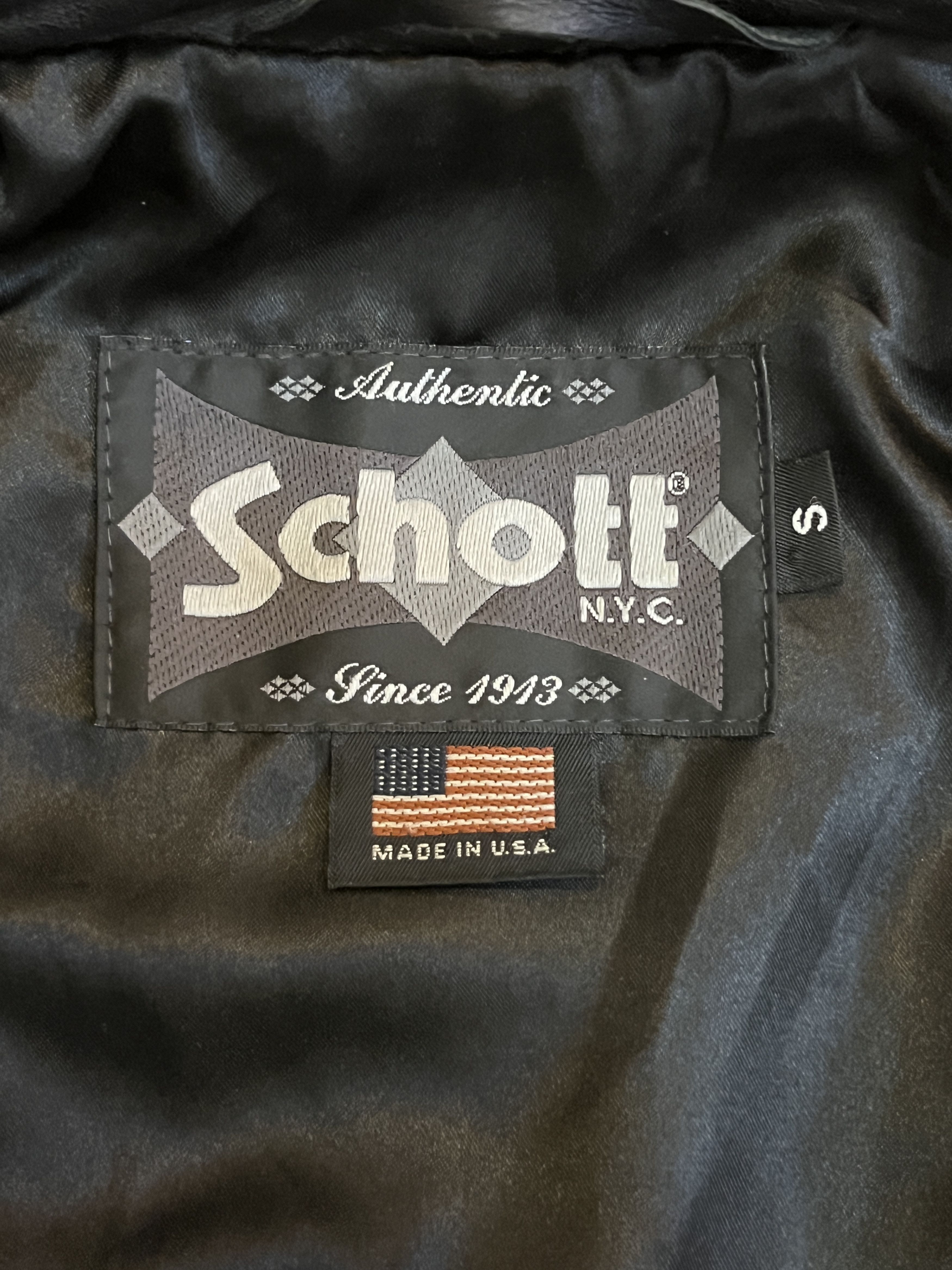 Other Vintage Schott Perfecto Biker Leather Jacket S Size US S / EU 44-46 / 1 - 6 Thumbnail