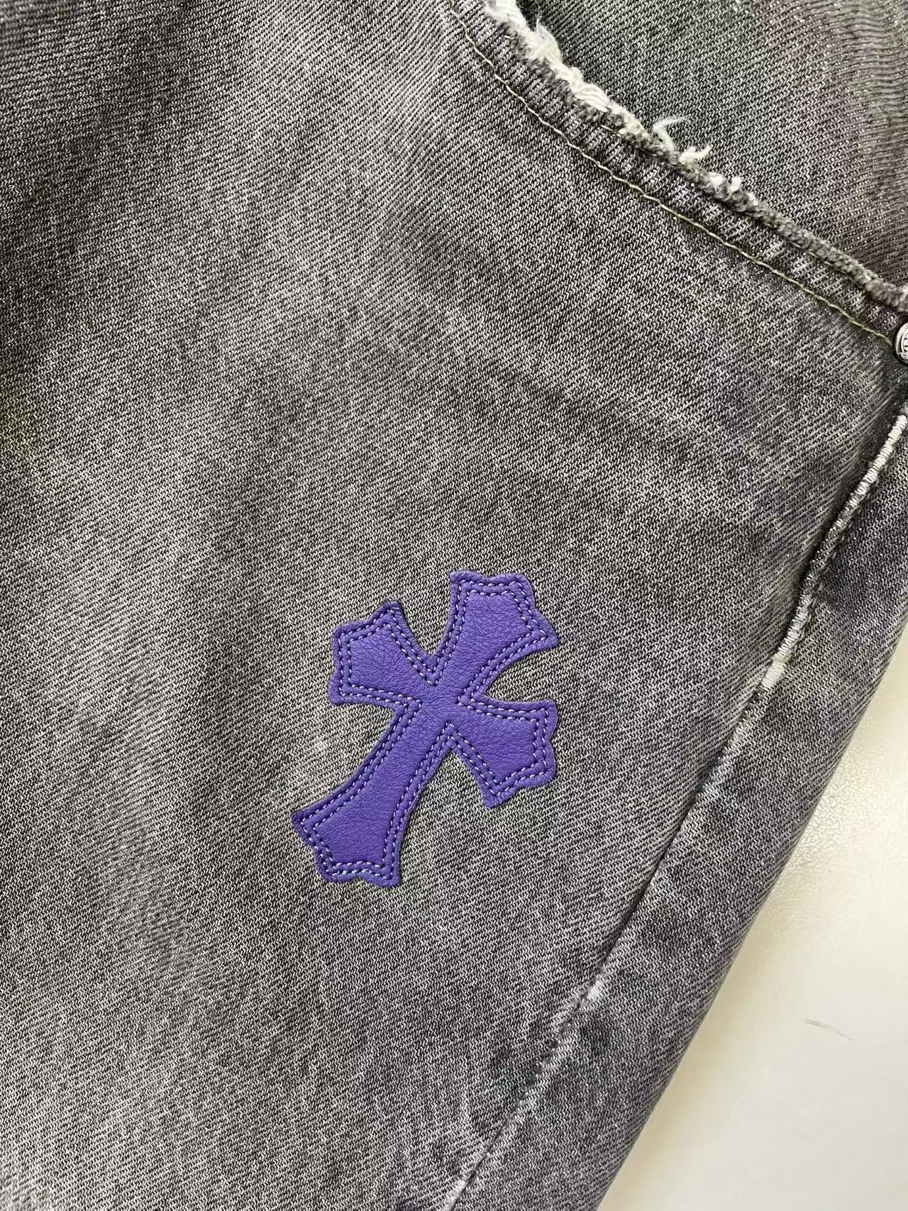 Chrome Hearts Chrome Hearts Levi's 501 Purple Cross Patch Jeans Size US 38 / EU 54 - 9 Thumbnail